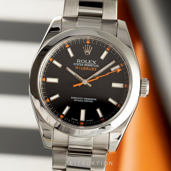 Rolex Milgauss acero automático reloj para caballeros 116400  [2105853]