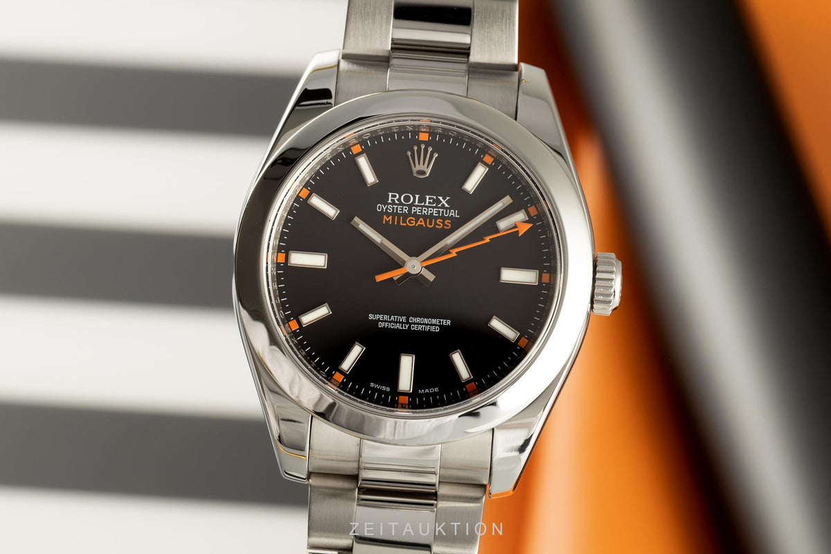 Rolex Milgauss steel automatic men's watch 116400  [2105853]