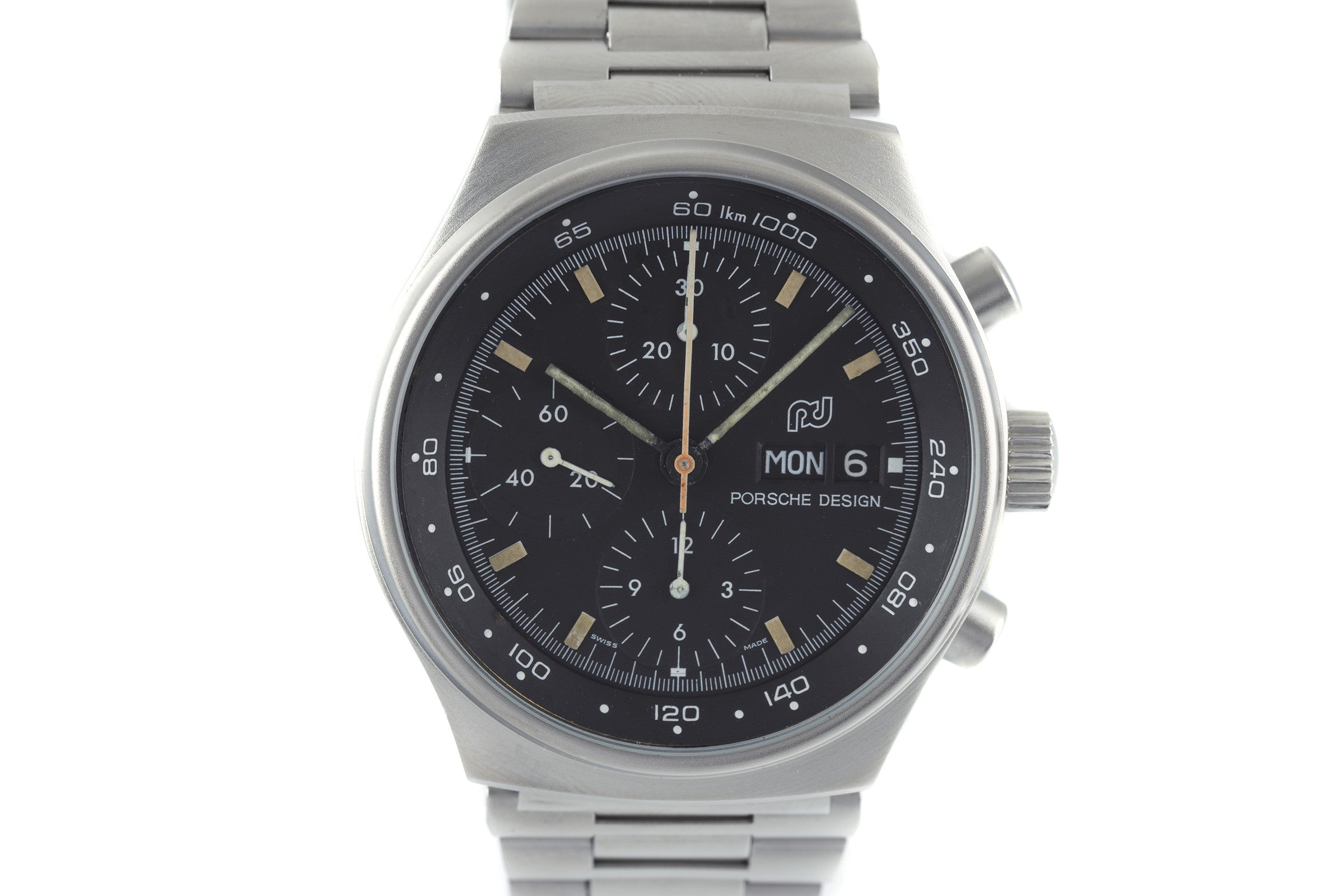 Porsche Design Orfina Chronograph Day-Date Automatik Stahl Herrenuhr Ref. 7176S  [2105927]