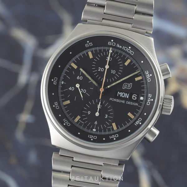 Porsche Design Orfina Chronograph Day-Date Automatik Stahl Herrenuhr Ref. 7176S  [2105927]