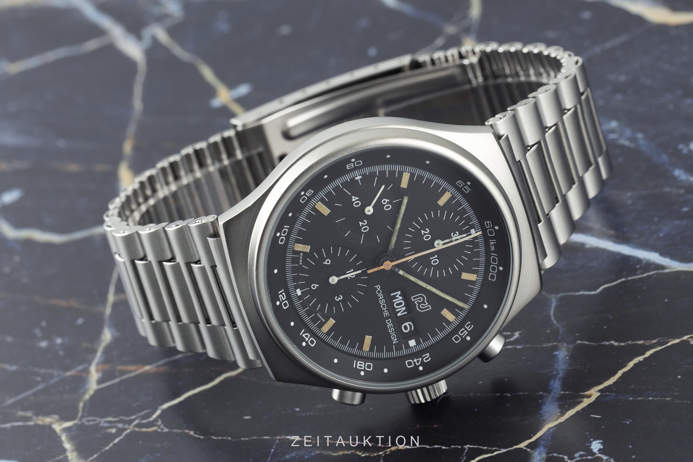 Porsche Design Orfina Chronograph Day-Date Automatik Stahl Herrenuhr Ref. 7176S  [2105927]