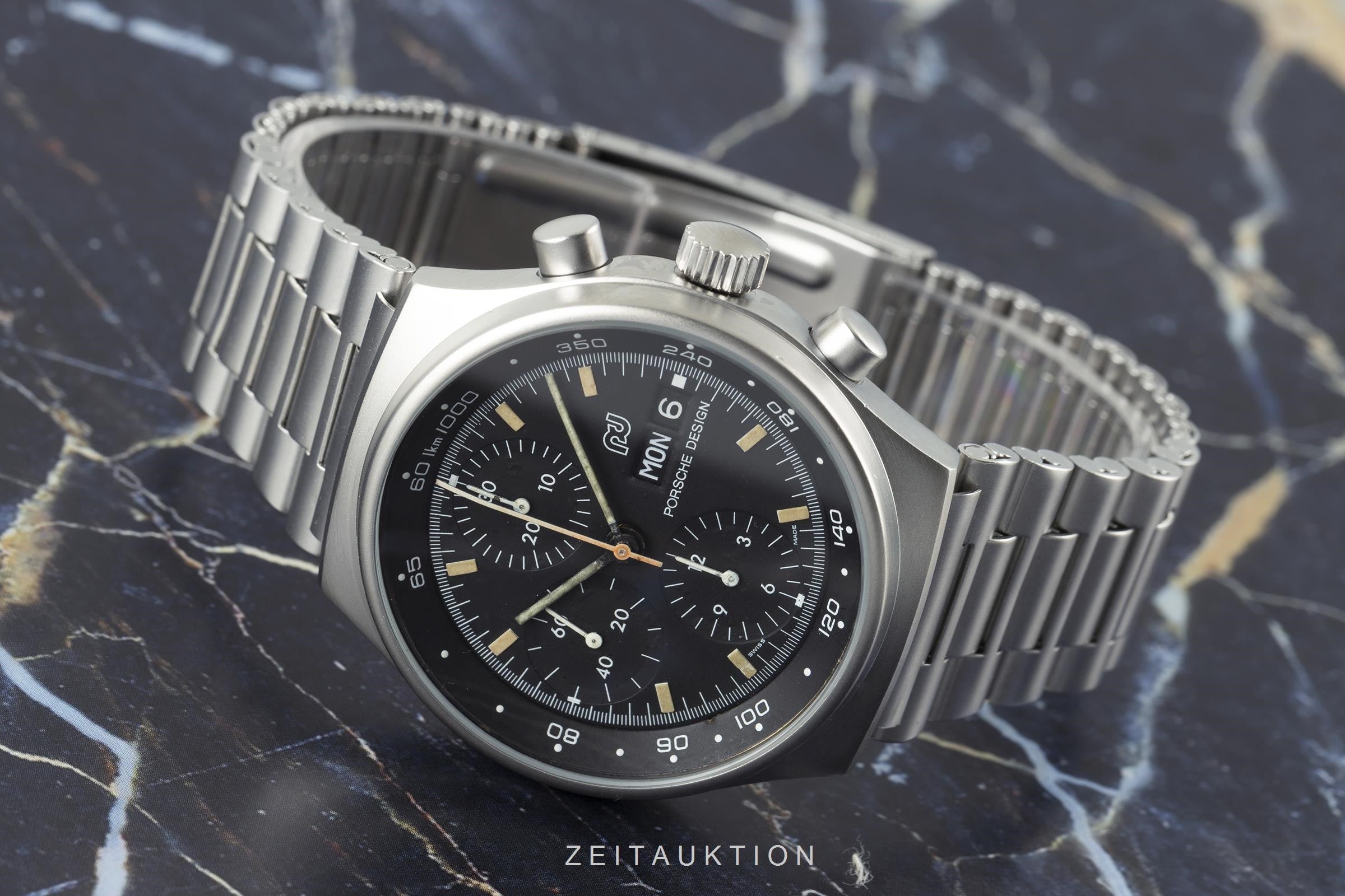 Porsche Design Orfina Chronograph Day-Date Automatik Stahl Herrenuhr Ref. 7176S  [2105927]