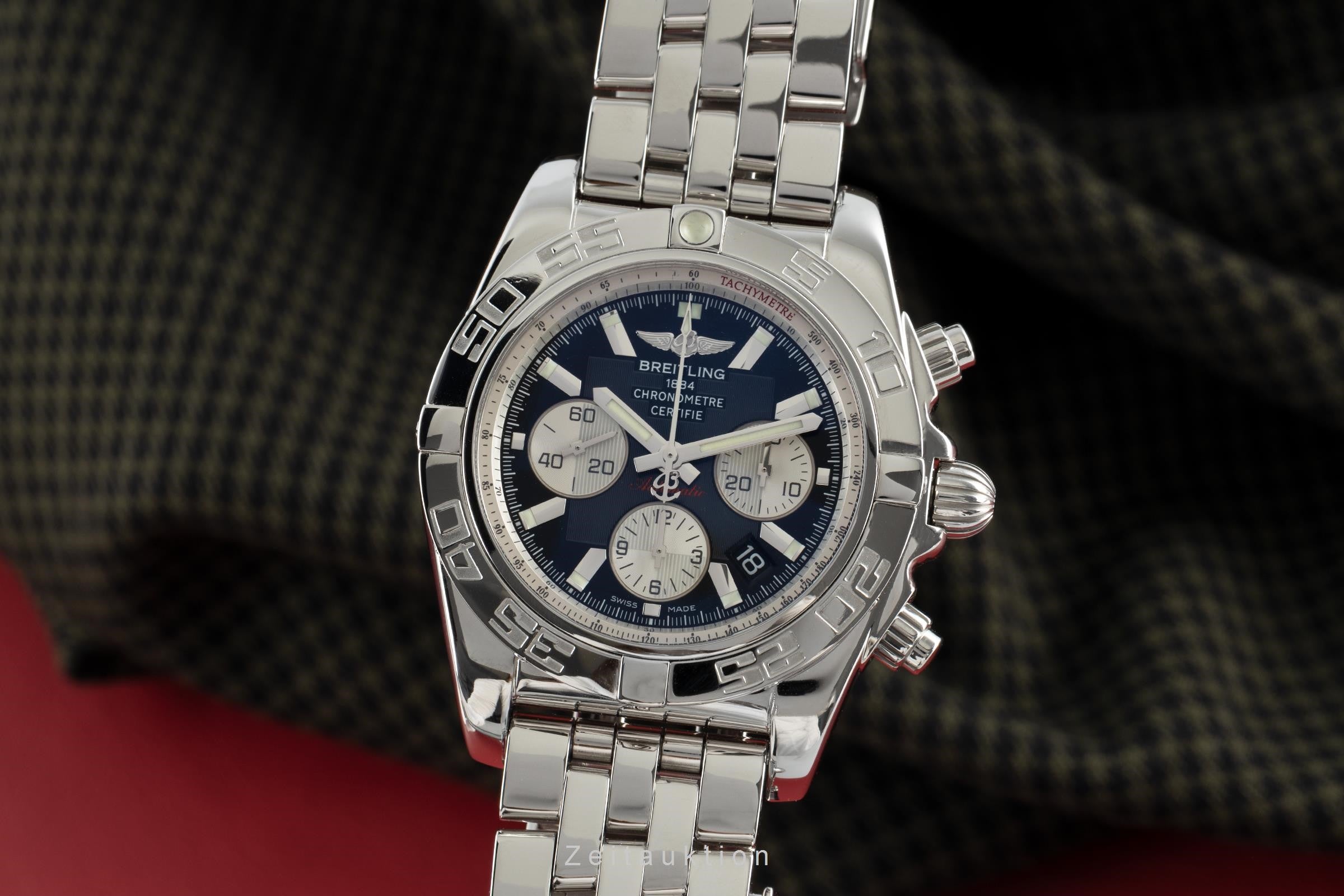 Breitling Chronomat cronógrafo acero automático reloj para caballeros AB0110 LP: 8100EUR  [2106178]