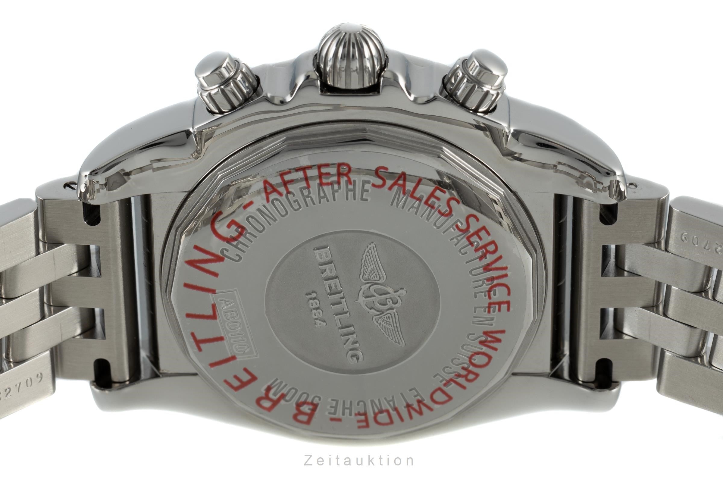 Breitling Chronomat chronograph steel automatic men's watch AB0110 LP: 8100EUR  [2106178]