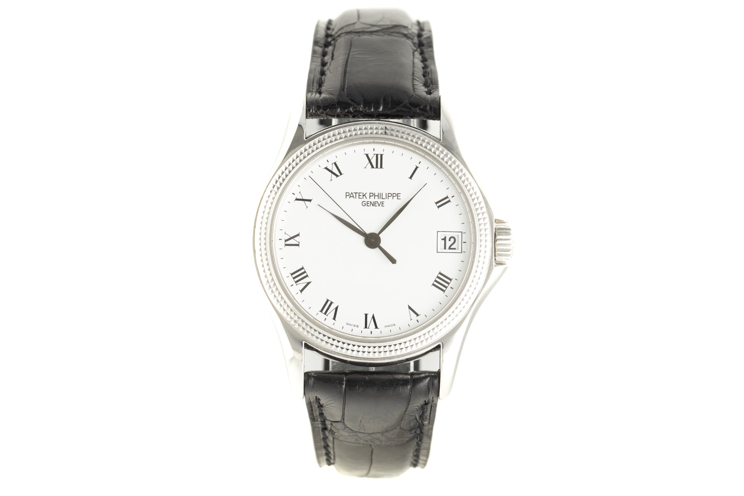 Patek Philippe Calatrava 18 ct white gold automatic men's watch 5117G-001  [2106241]
