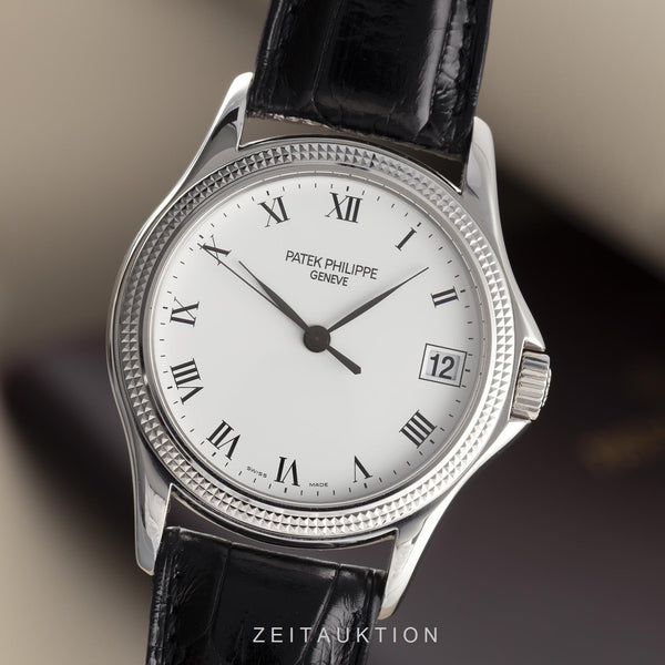 Patek Philippe Calatrava 18 ct white gold automatic men's watch 5117G-001  [2106241]