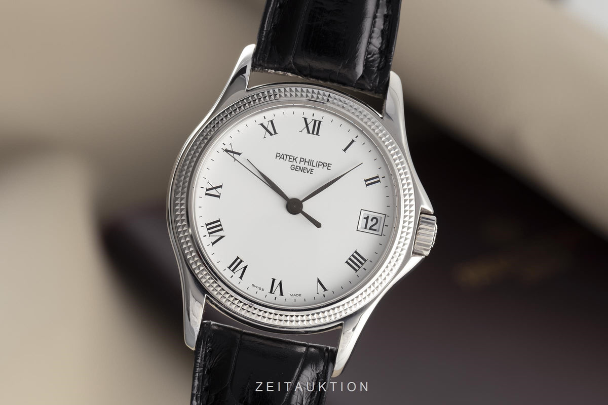 Patek Philippe Calatrava 18 ct white gold automatic men's watch 5117G-001  [2106241]