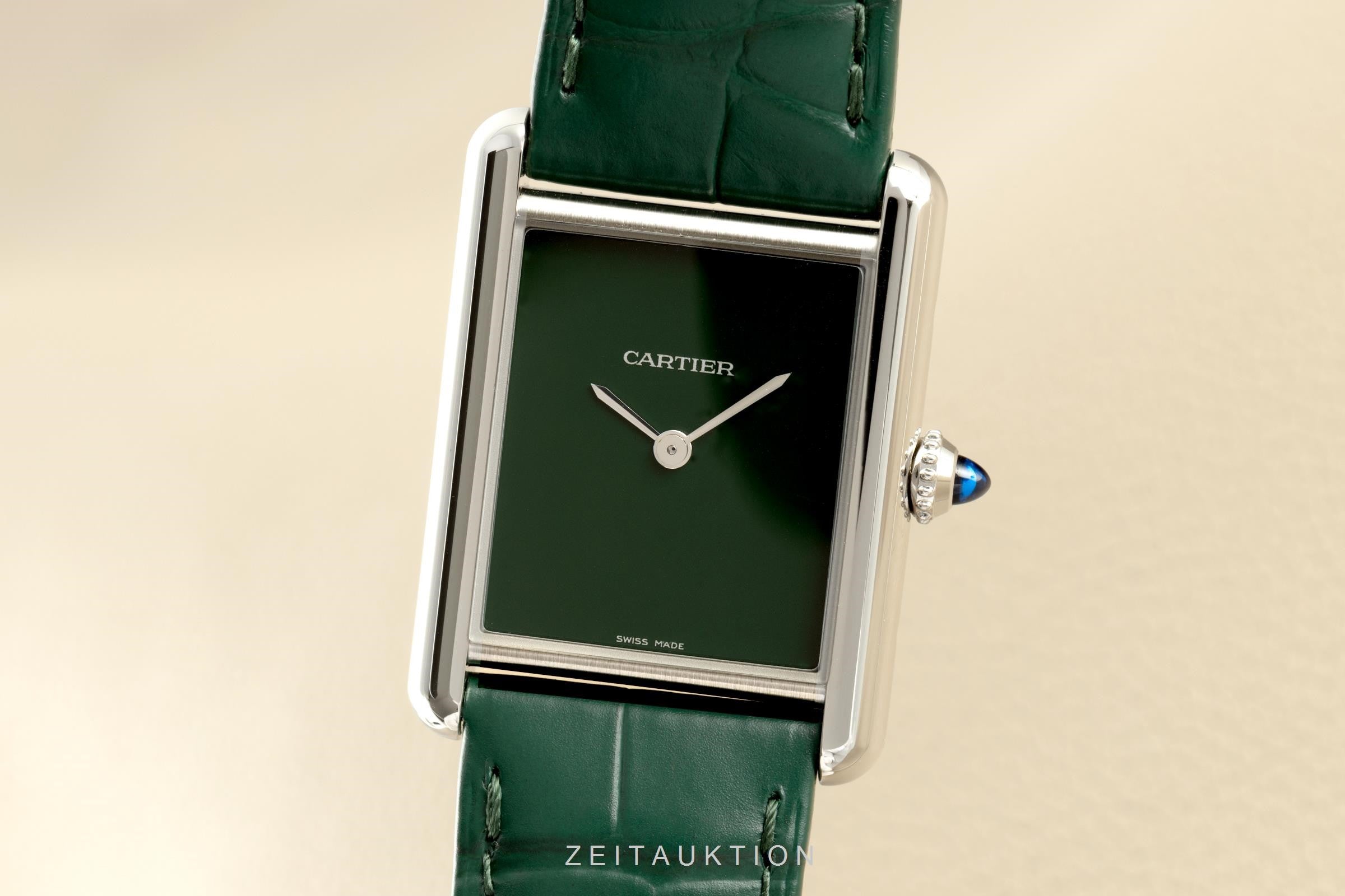 Cartier Tank steel quartz Ref. WSTA0056, 4323 LIMITED EDITION