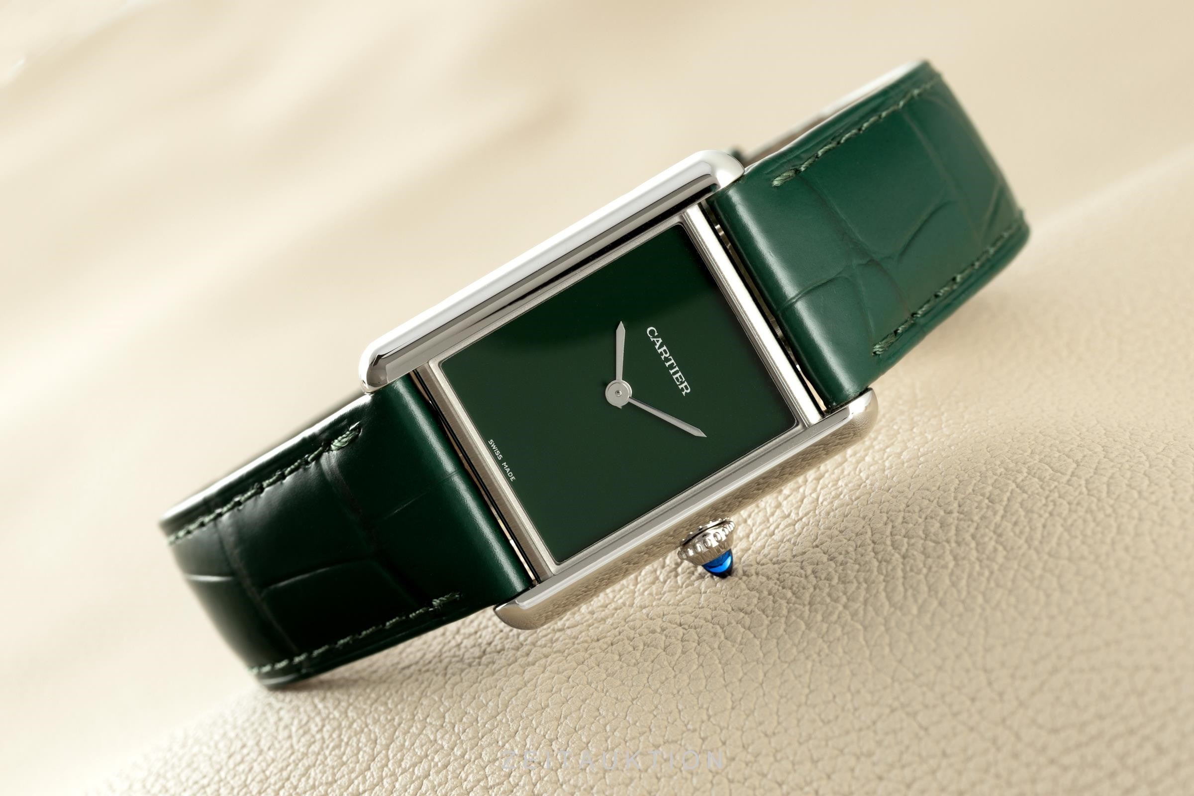 Cartier Tank acciaio quarzo orologio da donna WSTA0056, 4323 Limited  [2106265]