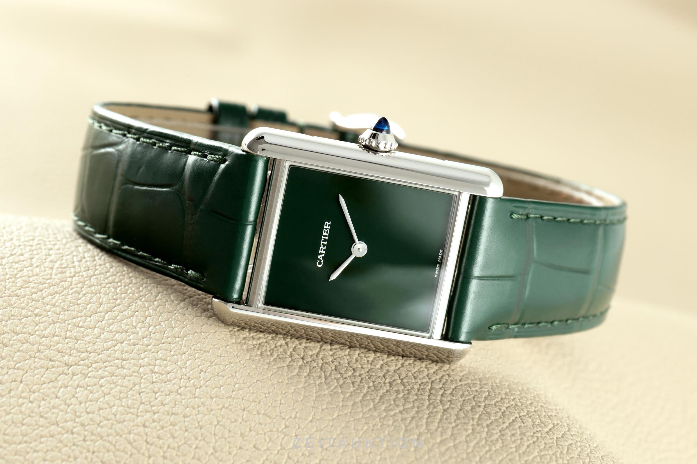 Cartier Tank acciaio quarzo orologio da donna WSTA0056, 4323 Limited  [2106265]