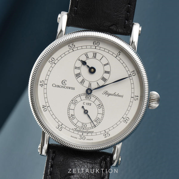 Chronoswiss Regulateur Automatik Edelstahl Herrenuhr Ref. CH1223 B&P [2106280]