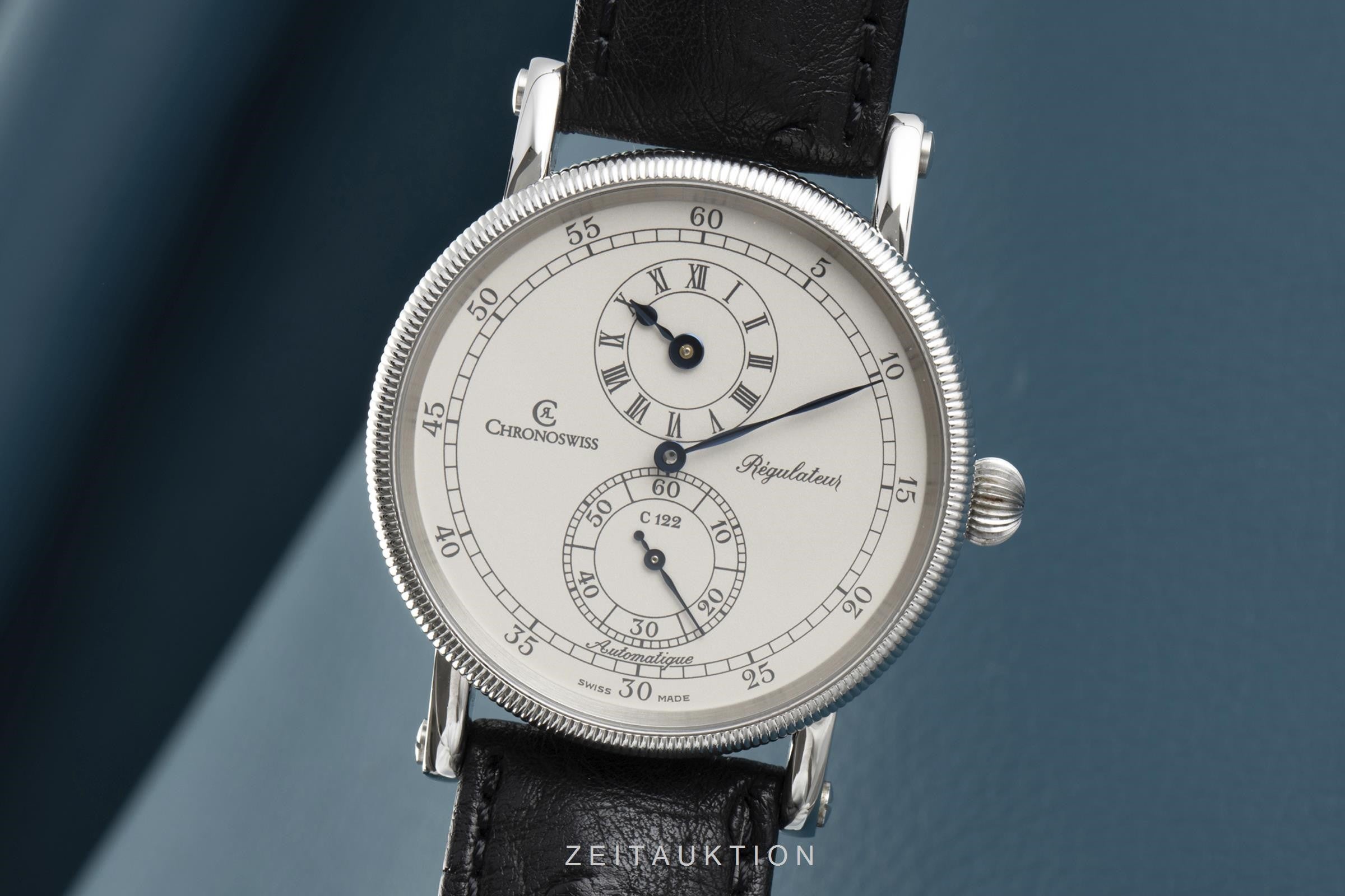 Chronoswiss Regulateur Automatik Edelstahl Herrenuhr Ref. CH1223 B&P [2106280]