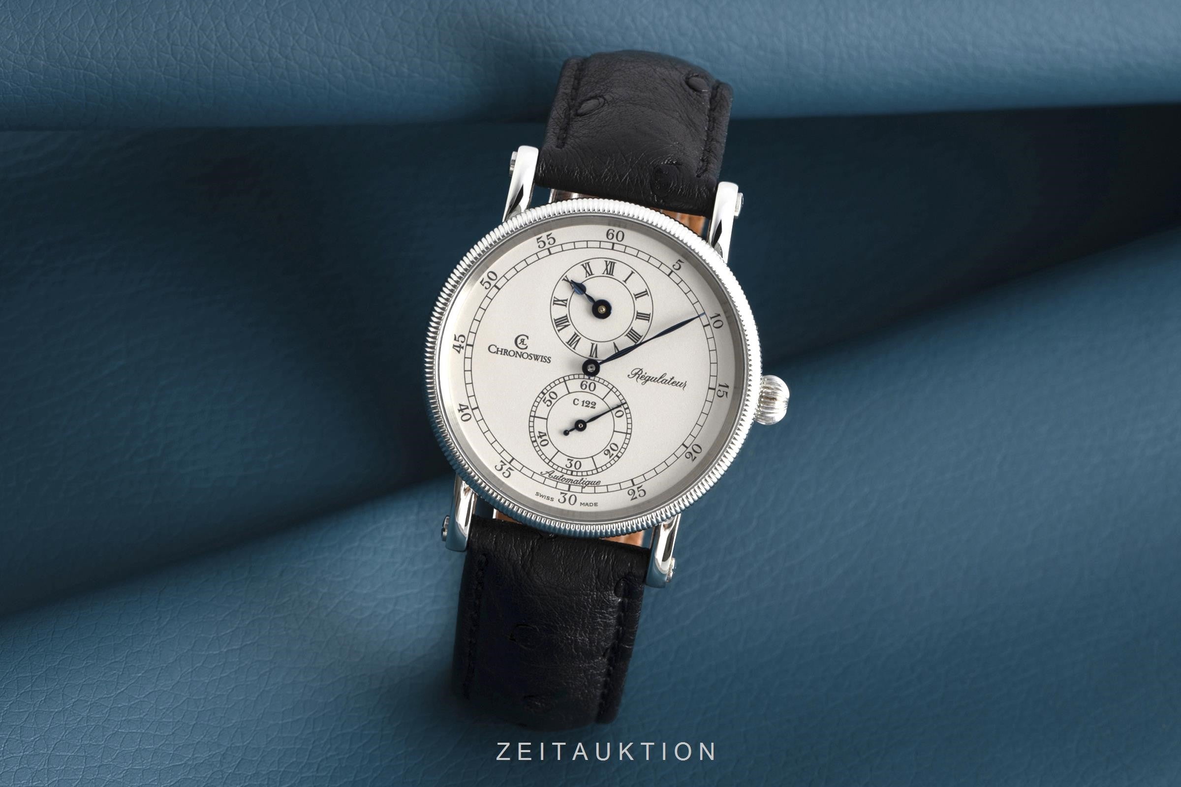 Chronoswiss Regulateur Automatik Edelstahl Herrenuhr Ref. CH1223 B&P [2106280]