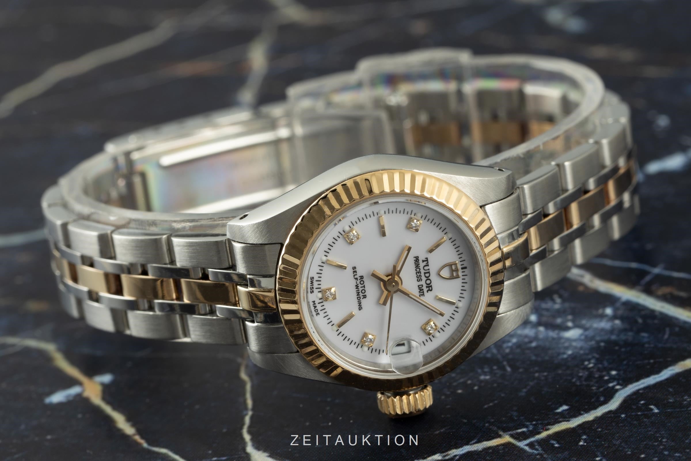 Tudor Princess Date acero / oro automático reloj para damas  92513  [2106314]