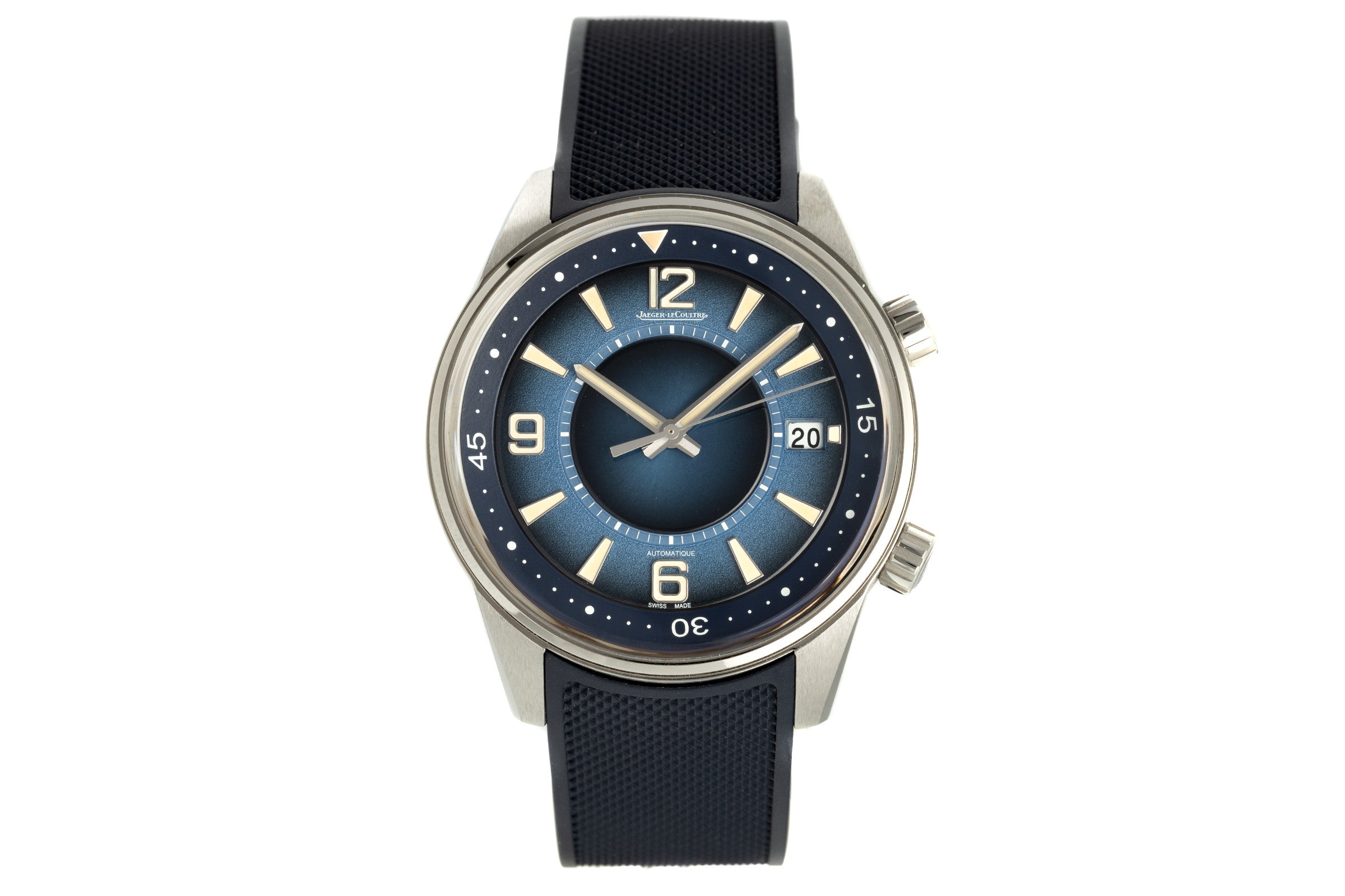 Jaeger LeCoultre Polaris acier automatique montre pour hommes Q9068681, 842.8.37 Limited  [2106425]