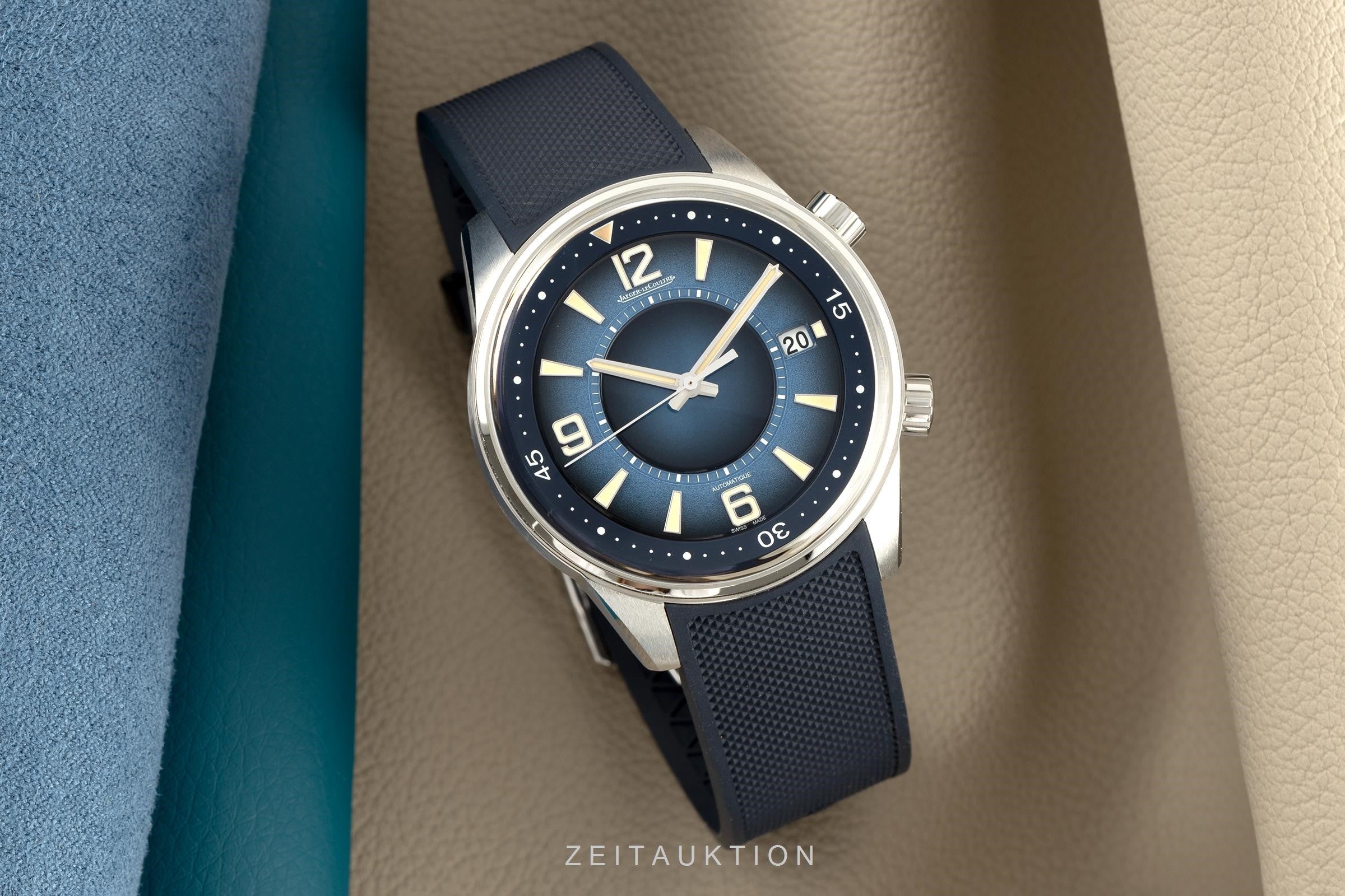 Jaeger LeCoultre Polaris acier automatique montre pour hommes Q9068681, 842.8.37 Limited  [2106425]