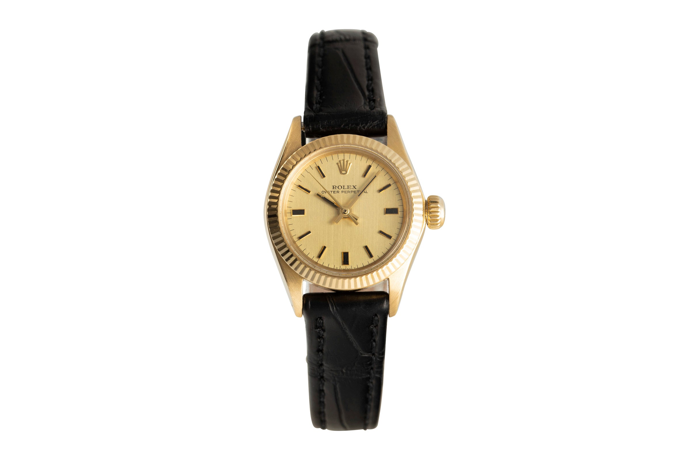 Rolex Oyster Perpetual oro de 18 quilates automático reloj para damas  6619 Vintage  [2106470]