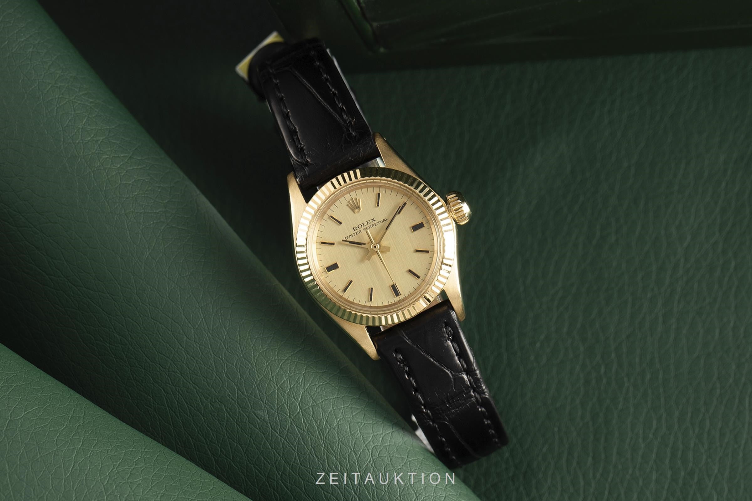 Rolex Oyster Perpetual oro de 18 quilates automático reloj para damas  6619 Vintage  [2106470]