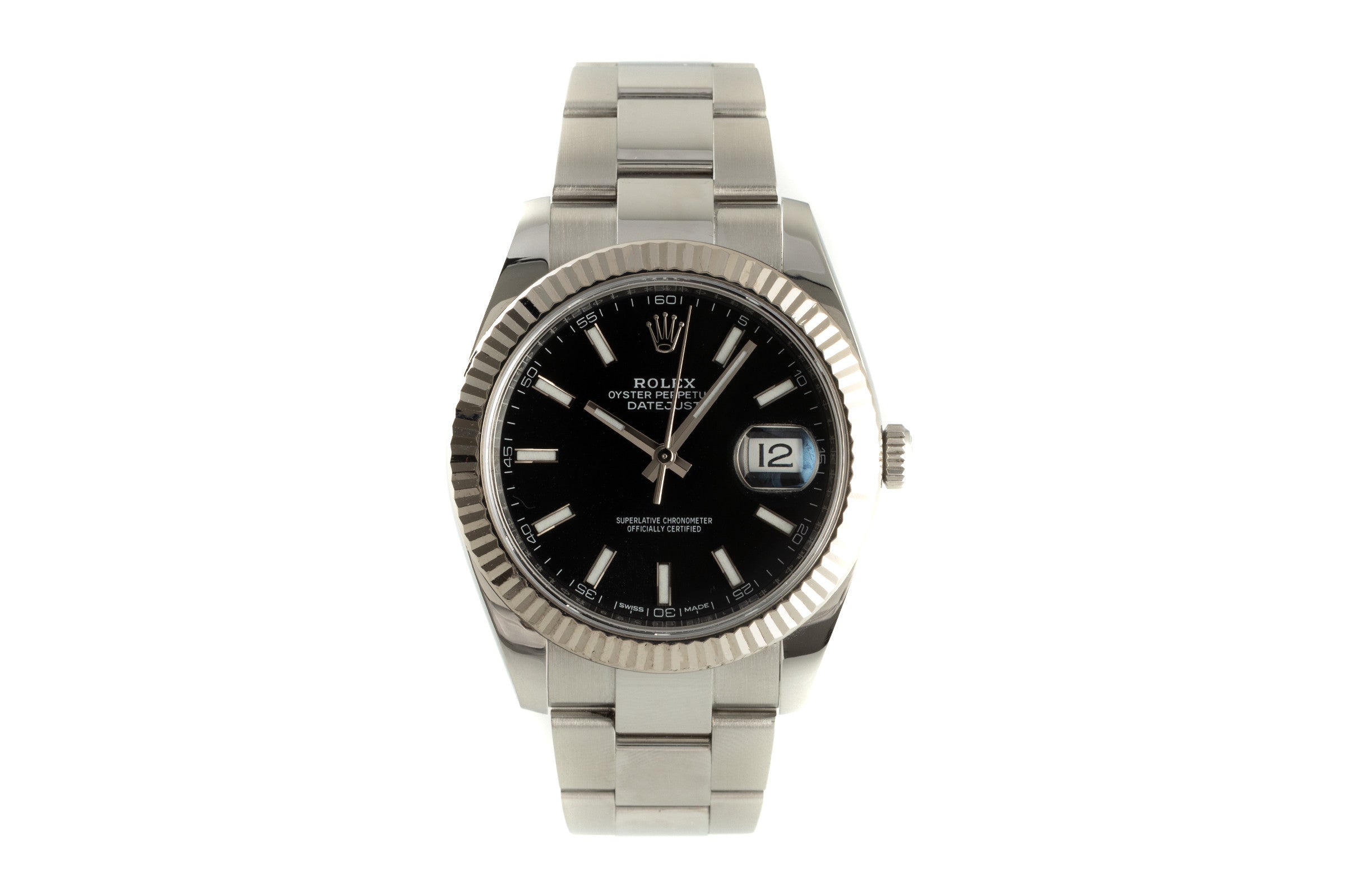 Rolex Datejust 41 Stahl / Weissgold Automatik Herrenuhr Oyster Perpetual 126334 [2106475]