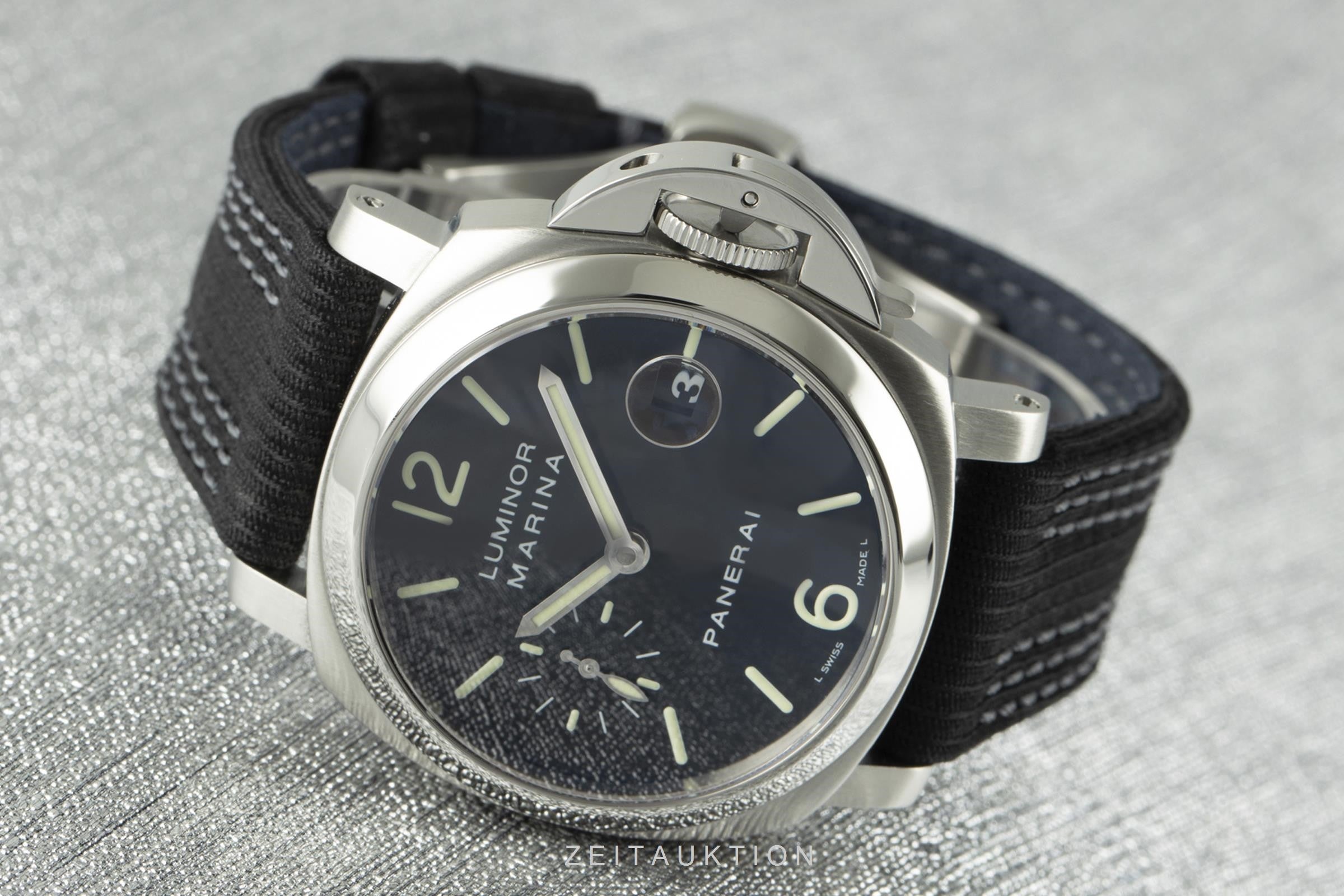Panerai Luminor Marina steel automatic men's watch PAM00048  [2106496]