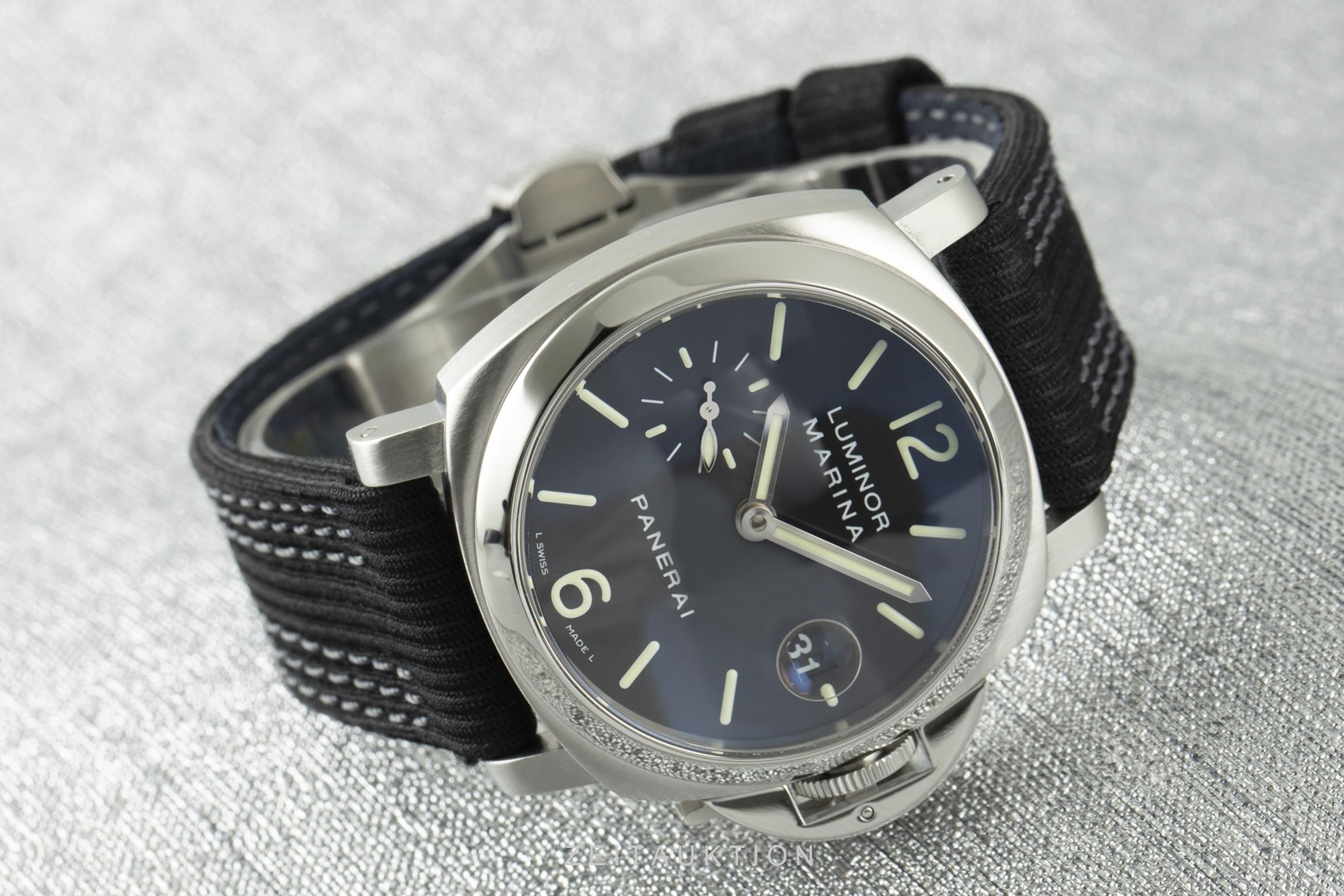 Panerai Luminor Marina steel automatic men's watch PAM00048  [2106496]