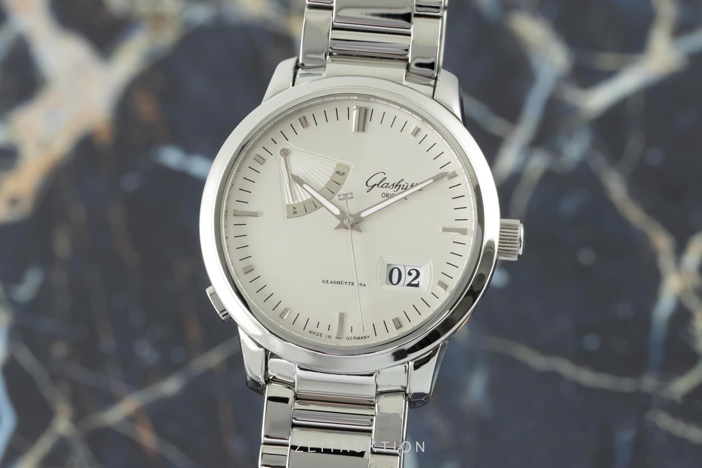 Glashütte Senator acier automatique montre pour hommes 100-01-13-02-04   LP: 9400EUR  [2106501]