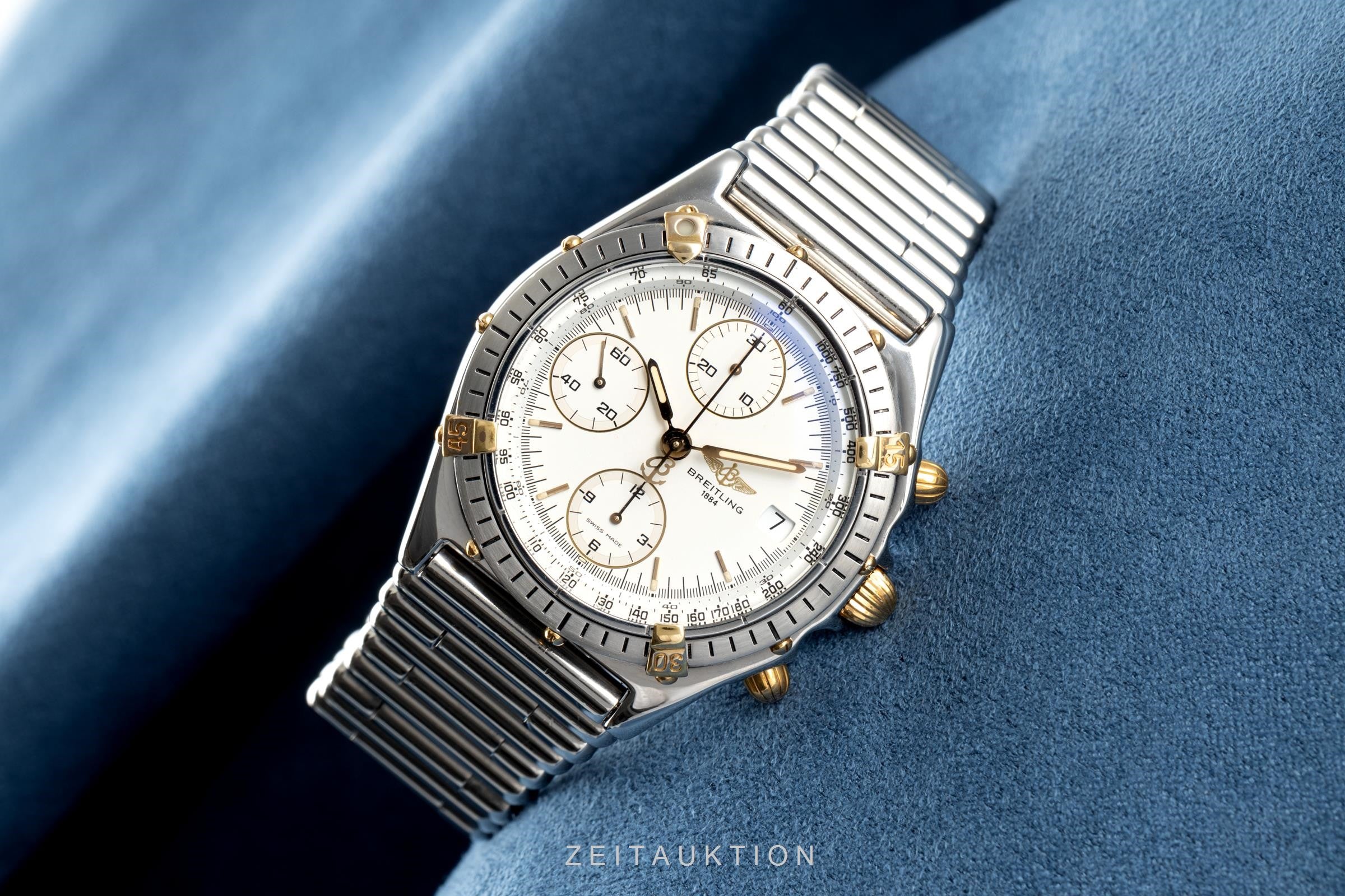 Breitling Chronomat cronografo acciaio / oro automatismo orologio da uomo 81.950  [2106505]