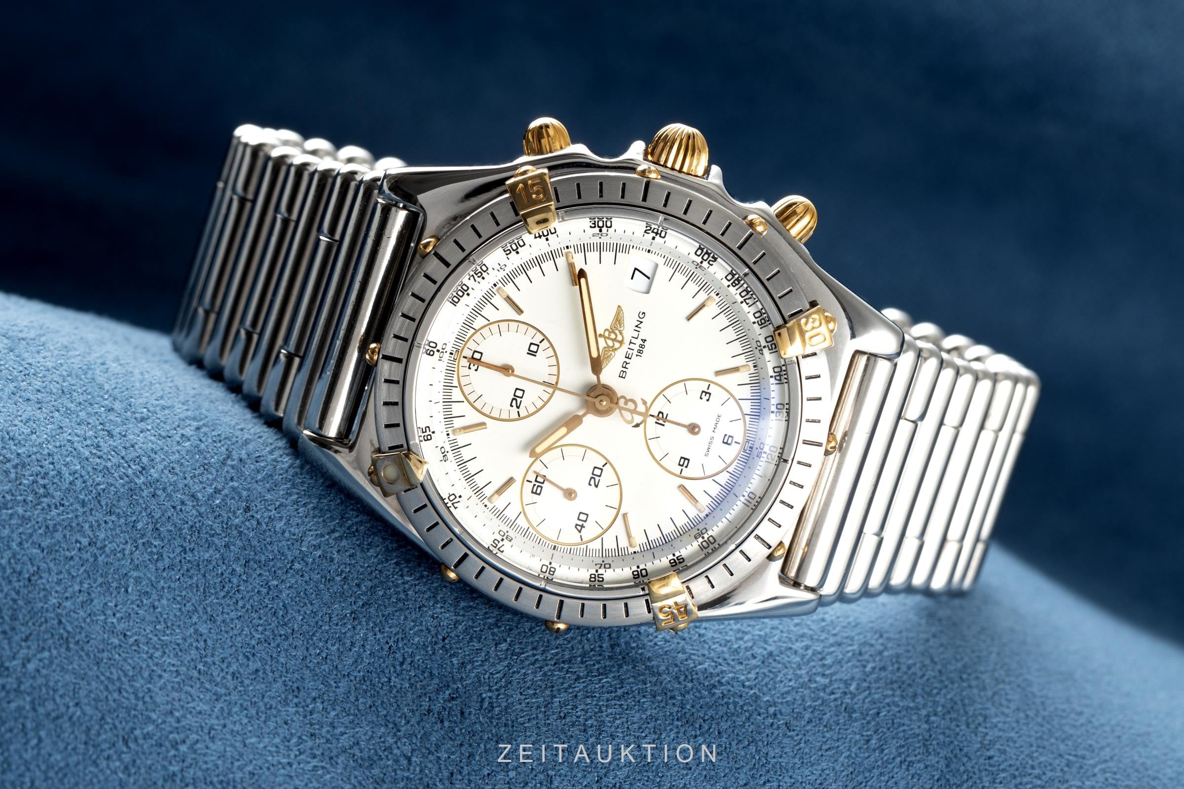 Breitling Chronomat cronografo acciaio / oro automatismo orologio da uomo 81.950  [2106505]