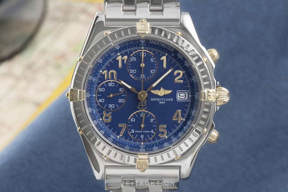 Breitling Chronomat chronograph steel / gold automatic men's watch B13050.1  [2106602]