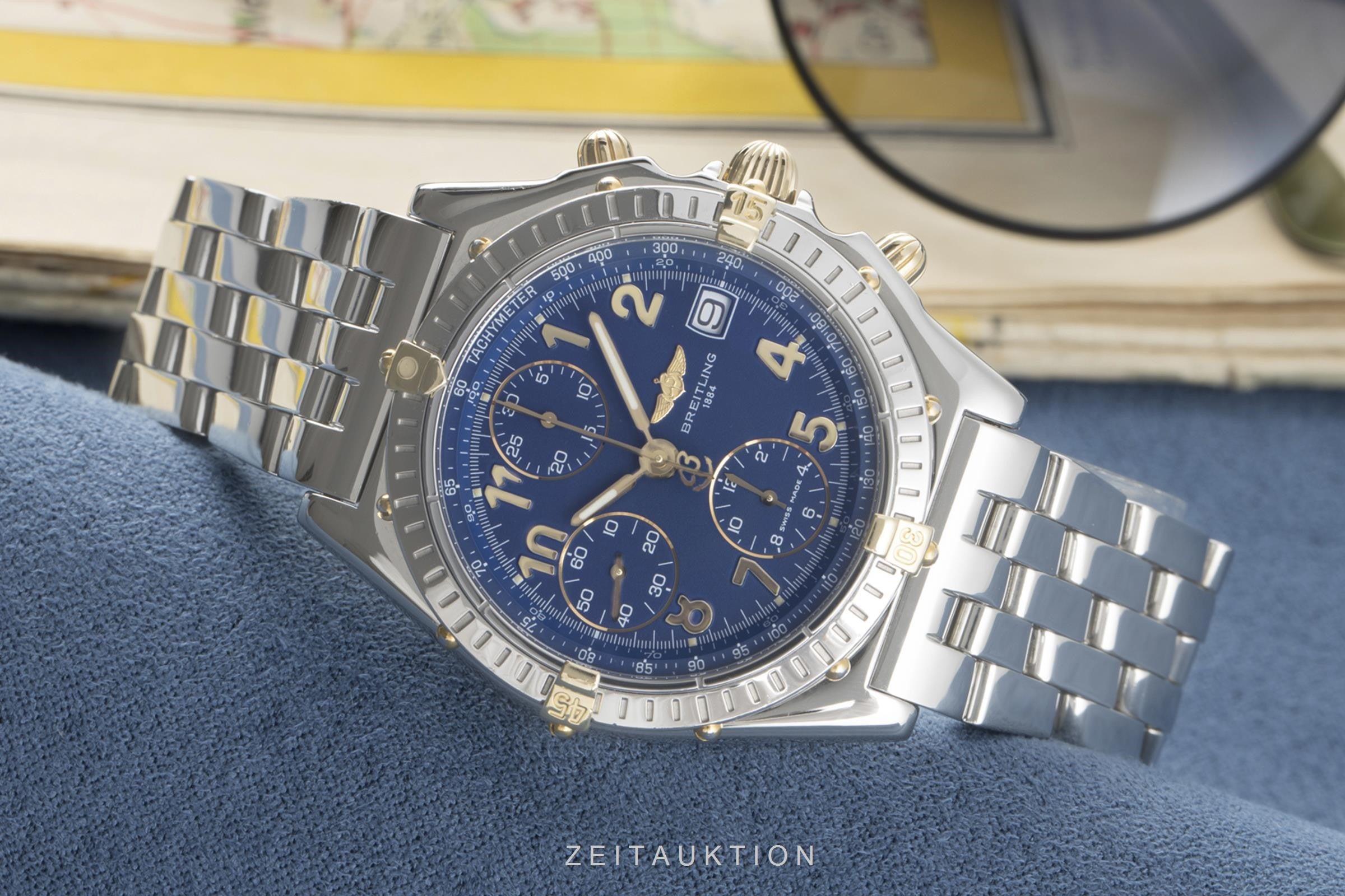 Breitling Chronomat chronographe acier / or  automatique montre pour hommes B13050.1  [2106602]