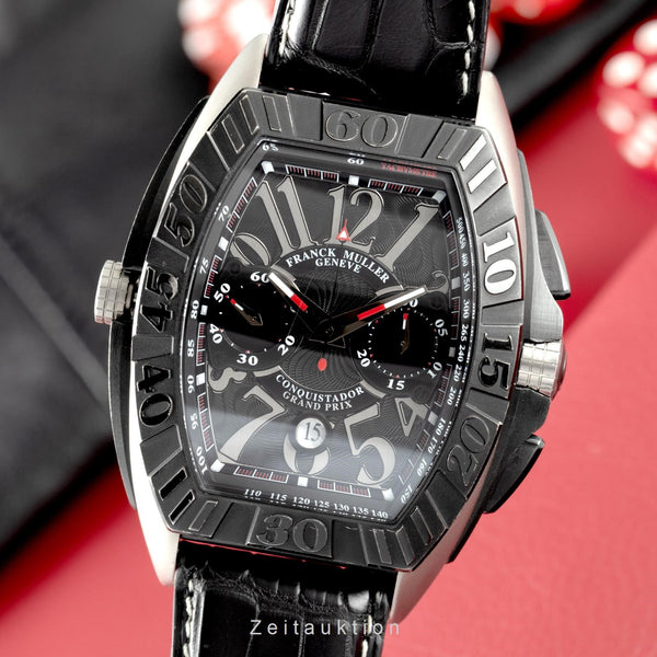 Franck Muller Conquistador Grand Prix GPG Automatik Titan Ref 9900 CC DT GPG B&P [2106859]