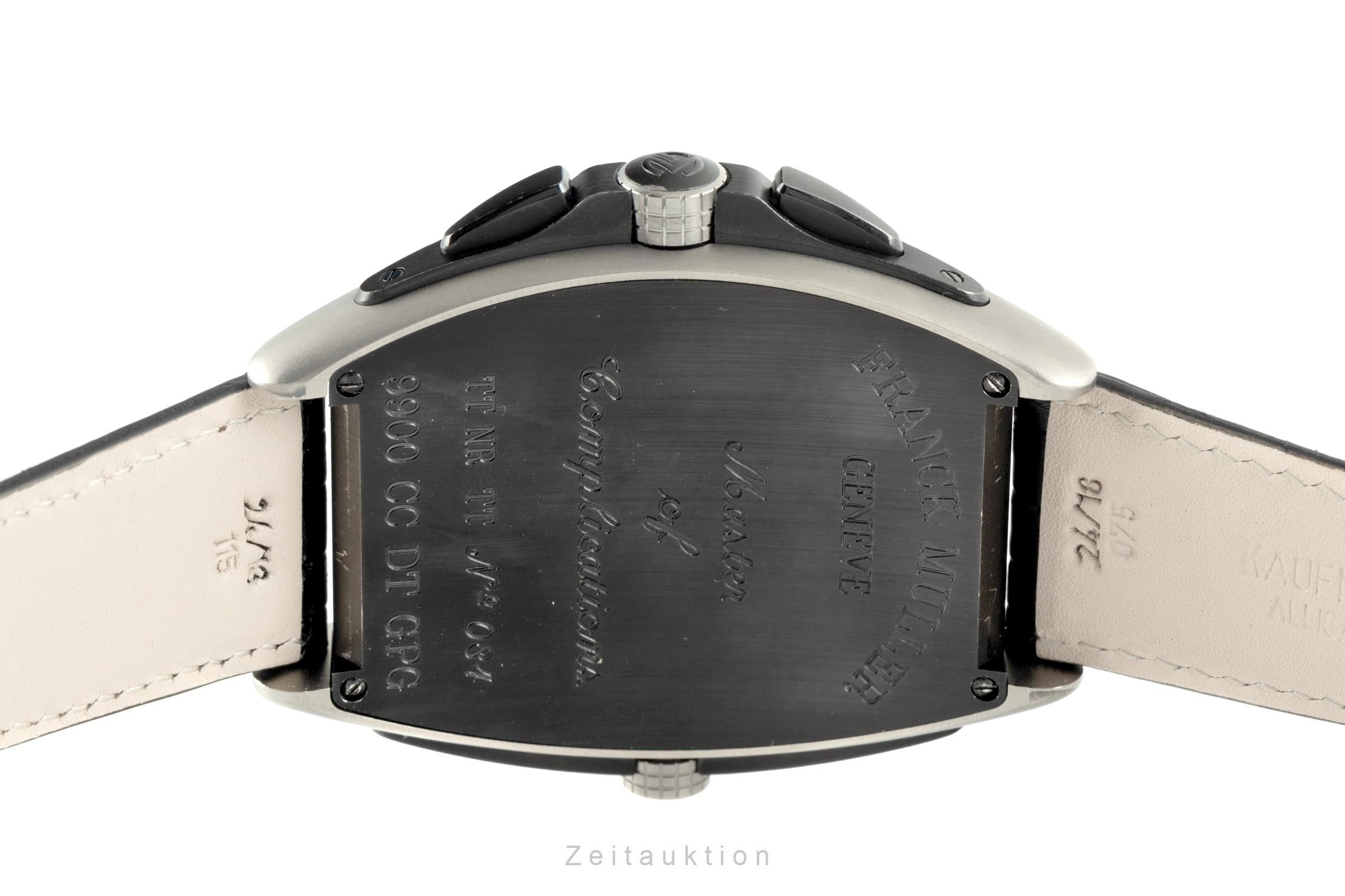 Franck Muller Conquistador Grand Prix GPG Automatik Titan Ref 9900 CC DT GPG B&P [2106859]