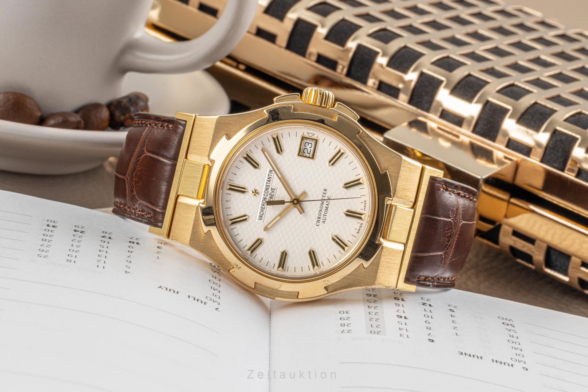 Vacheron & Constantin Overseas oro 18 ct automatismo orologio da uomo 42040-72040/1 LP: 43800EUR  [2107001]