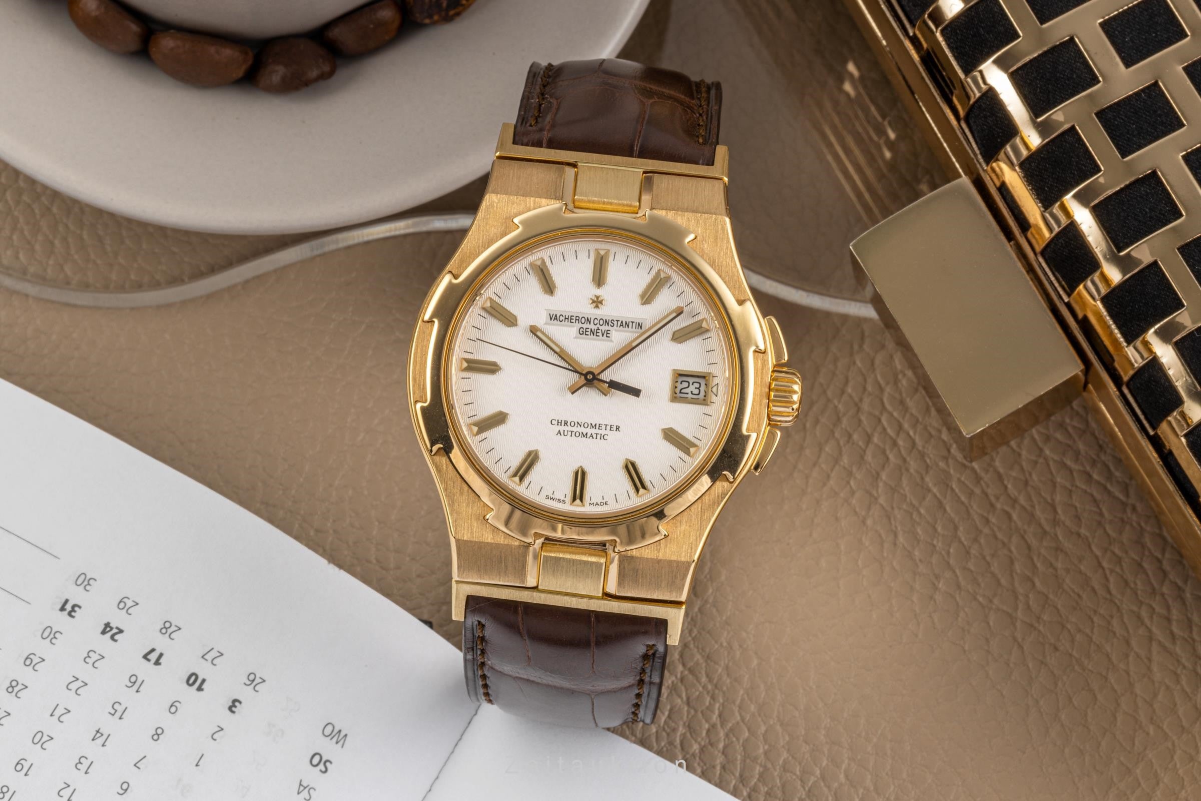 Vacheron & Constantin Overseas oro 18 ct automatismo orologio da uomo 42040-72040/1 LP: 43800EUR  [2107001]