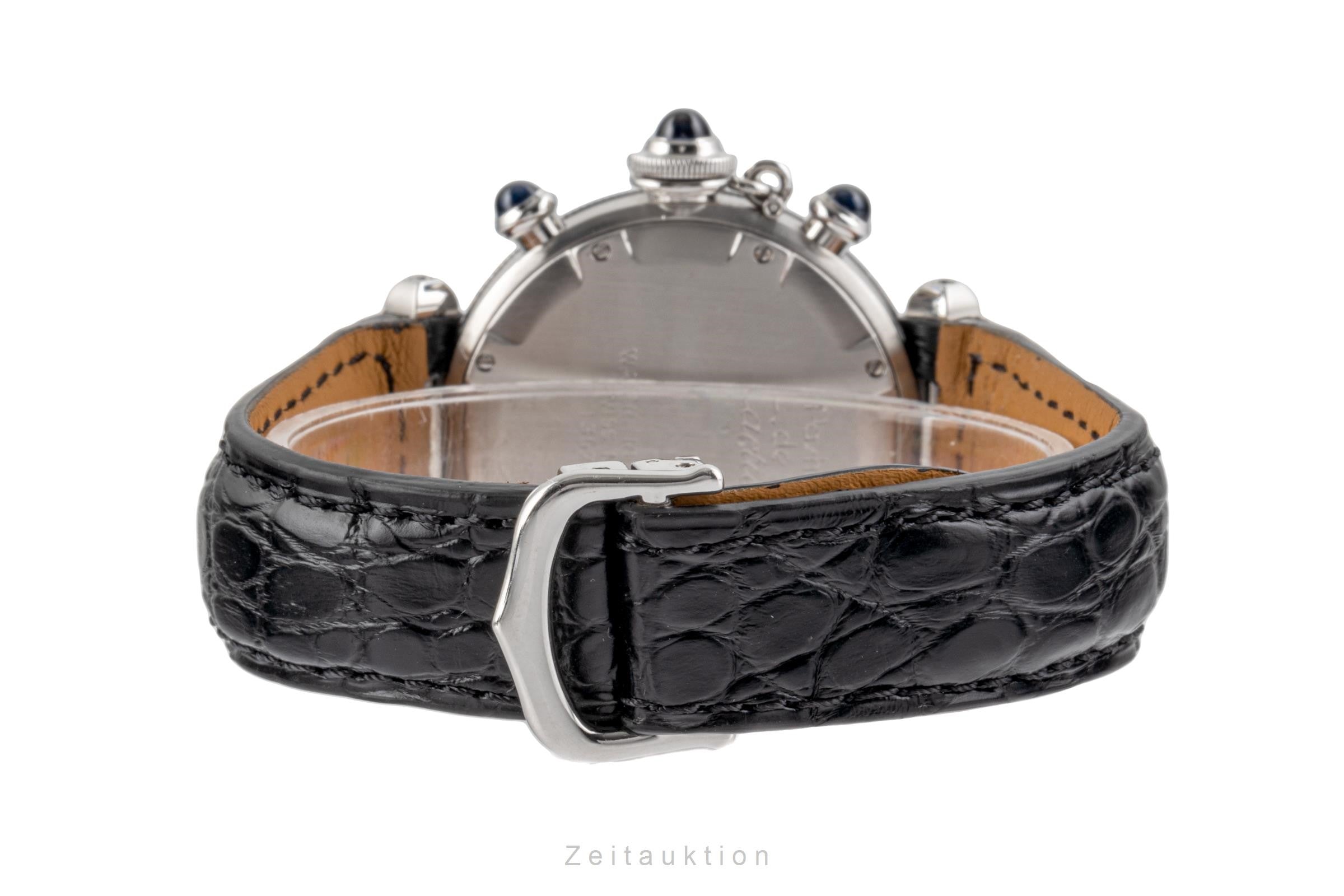 Cartier Pasha cronografo acciaio quarzo orologio da uomo 1352 1  [2107046]