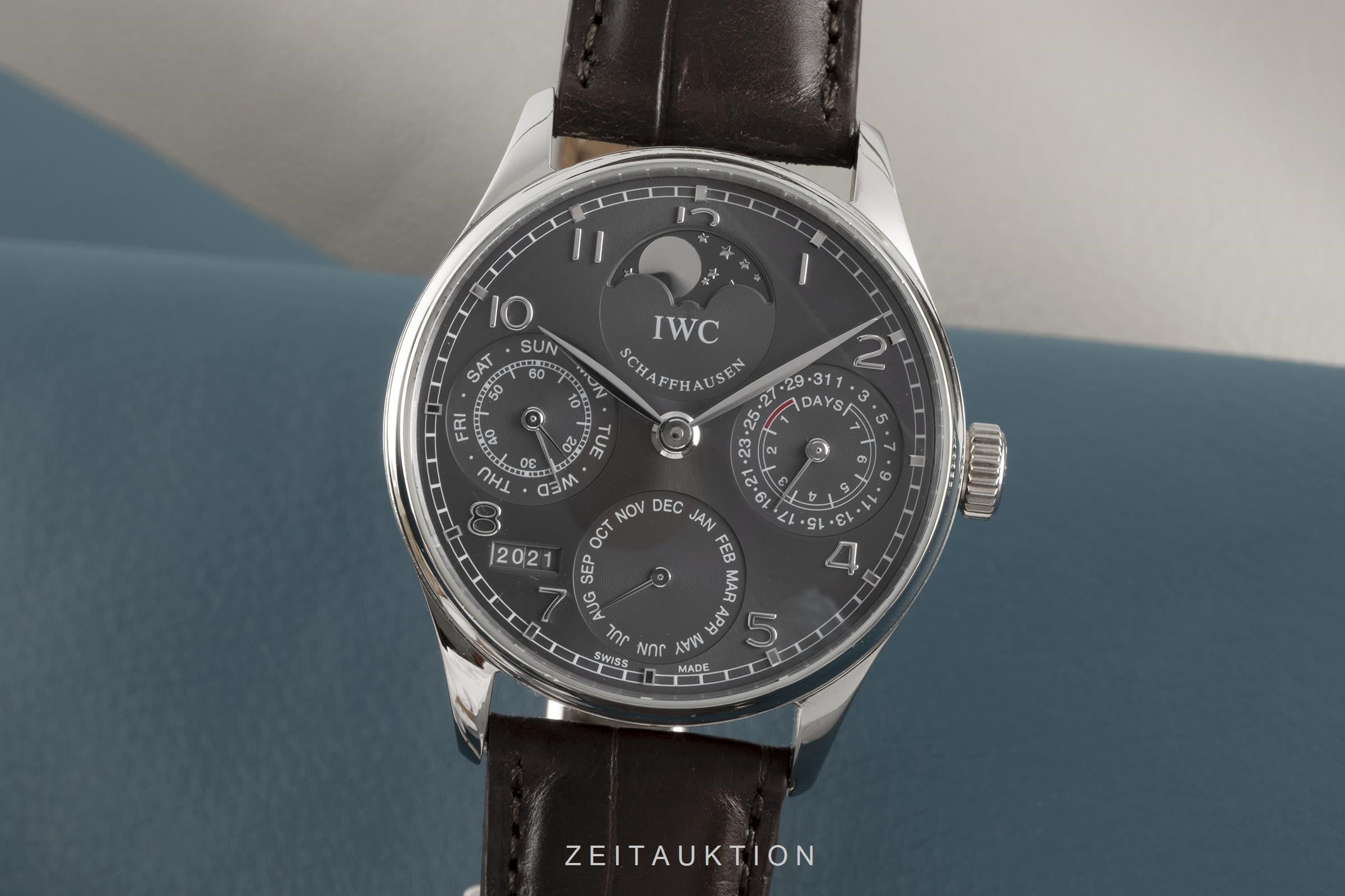 IWC Portugieser oro bianco 18 ct automatismo orologio da uomo  IW502218  [2107093]