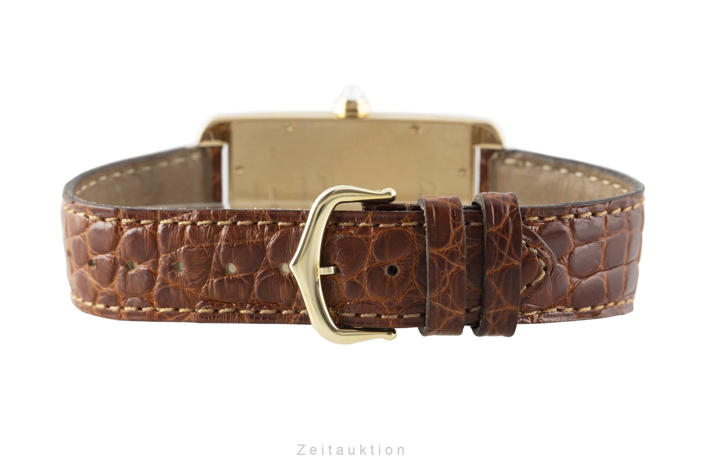 Cartier Tank Américaine 18 ct gold manual winding women's watch 1735B  [2107142]