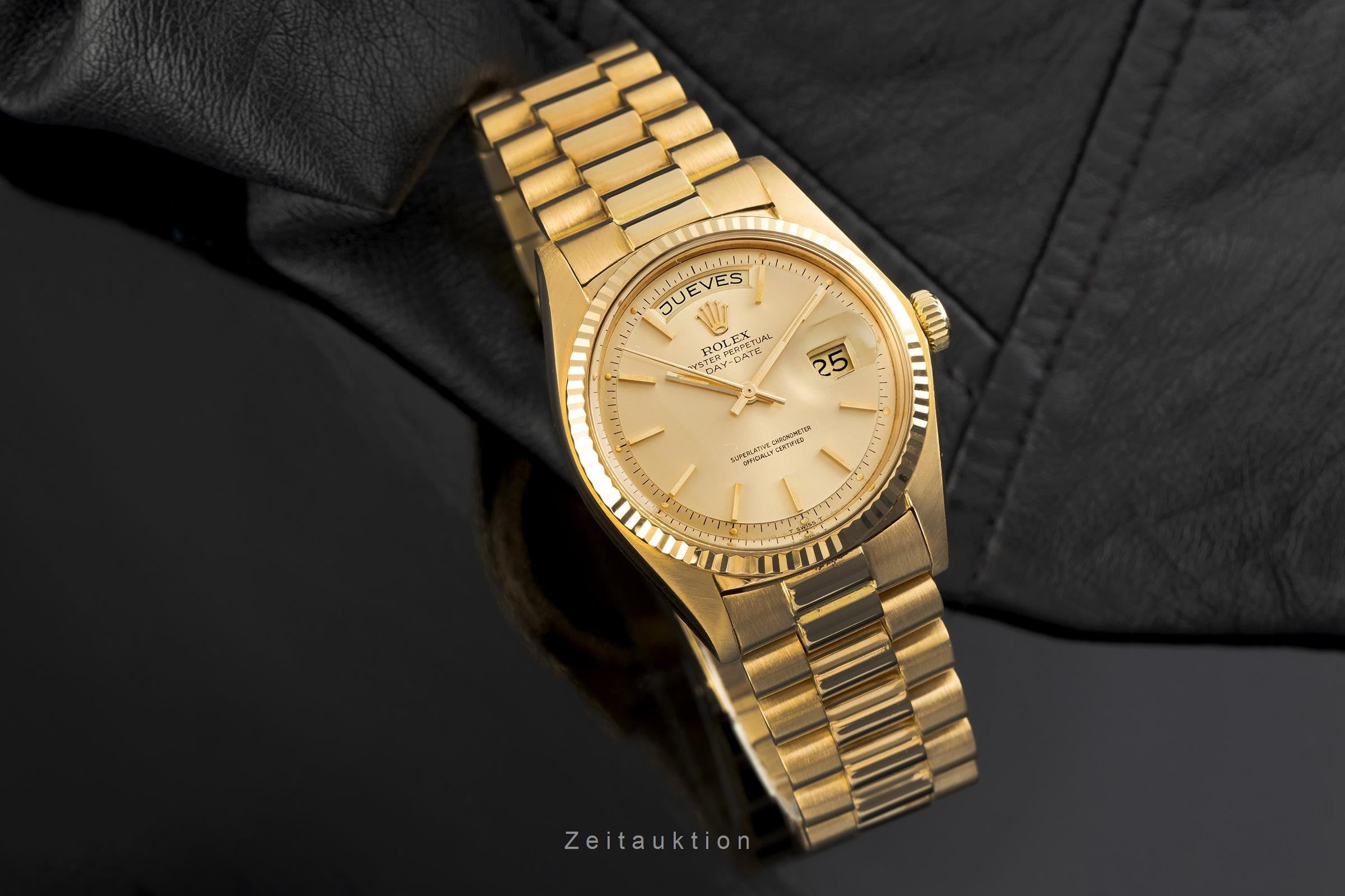Rolex Day-Date 18 ct gold automatic men's watch 1803  [2107238]