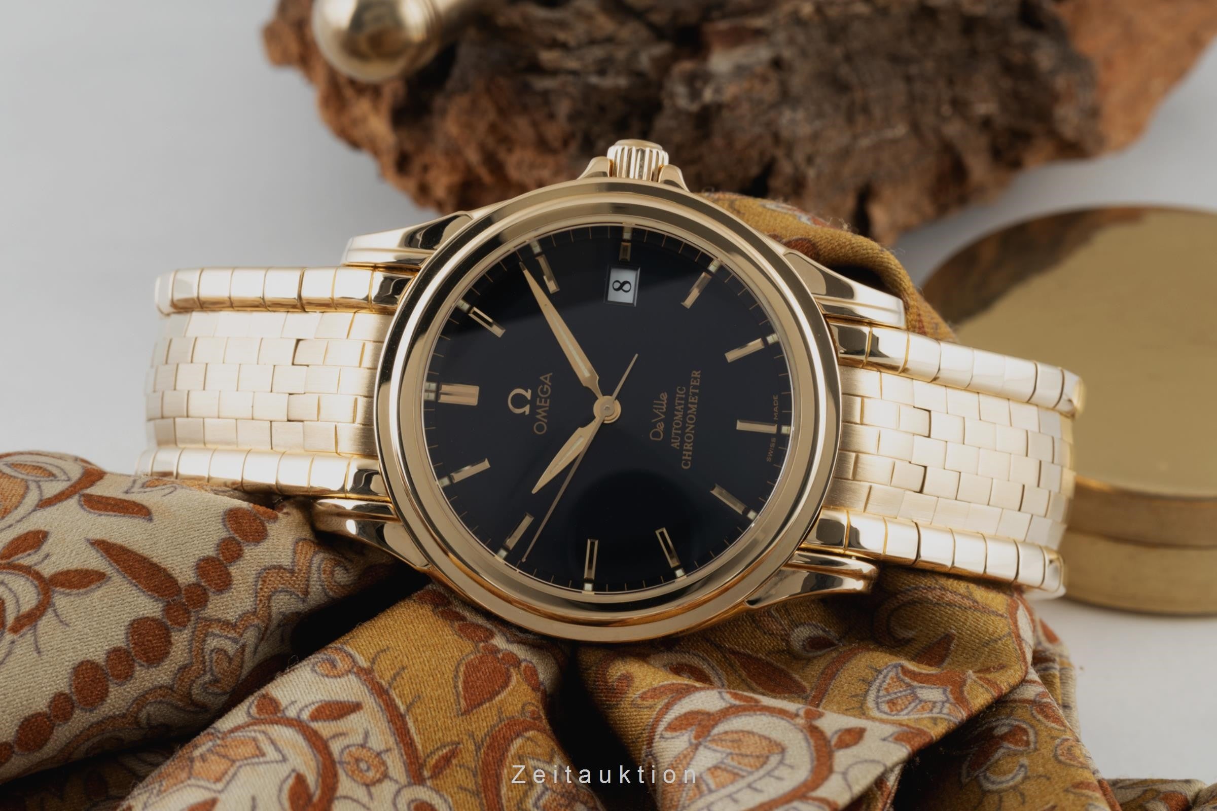 Omega De Ville 18 ct gold automatic Kal. 2500 Ref. 4631.80.00