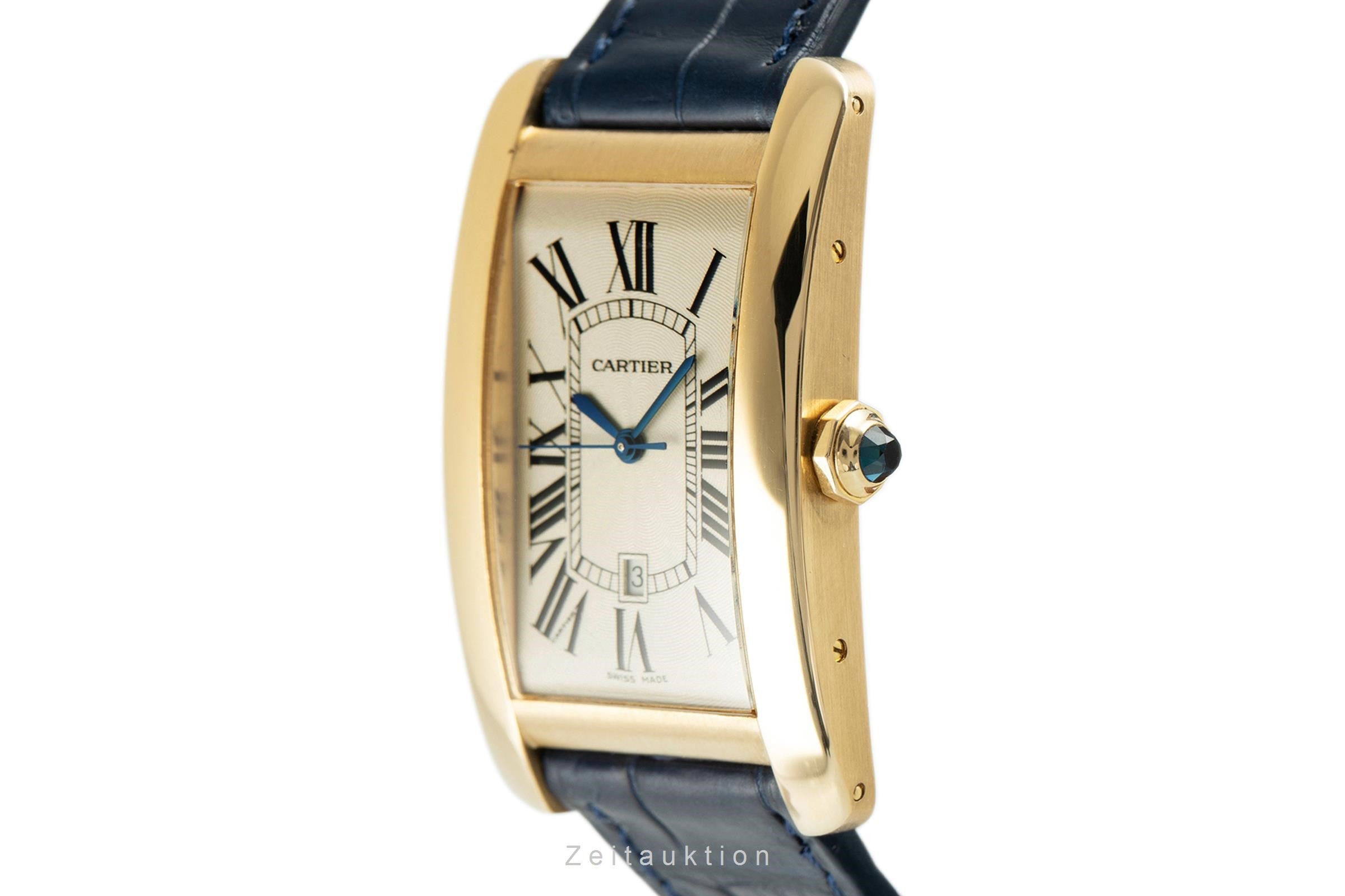 Cartier Tank Américaine oro 18 ct automatismo orologio da uomo 1740  [2107365]