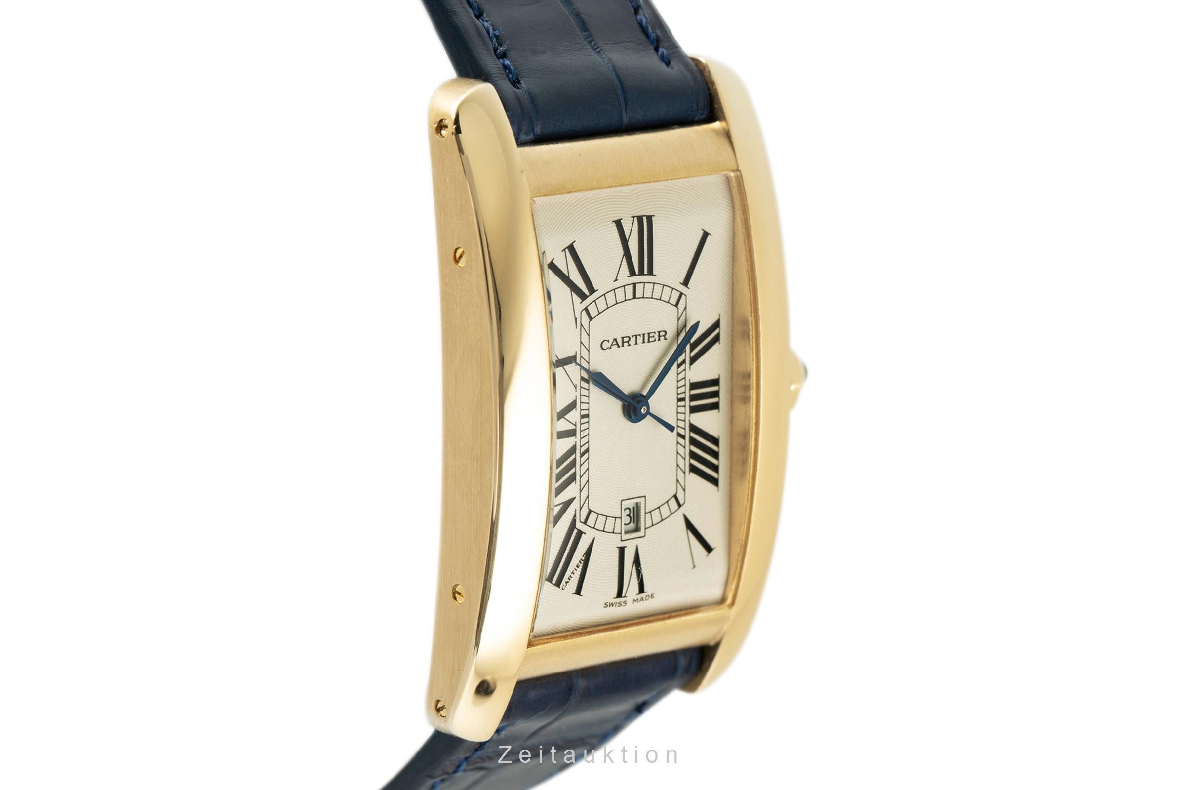 Cartier Tank Américaine oro 18 ct automatismo orologio da uomo 1740  [2107365]