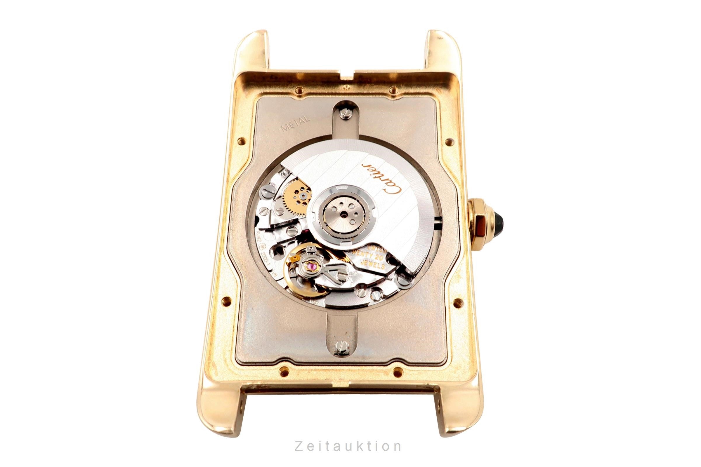 Cartier Tank Américaine oro 18 ct automatismo orologio da uomo 1740  [2107365]