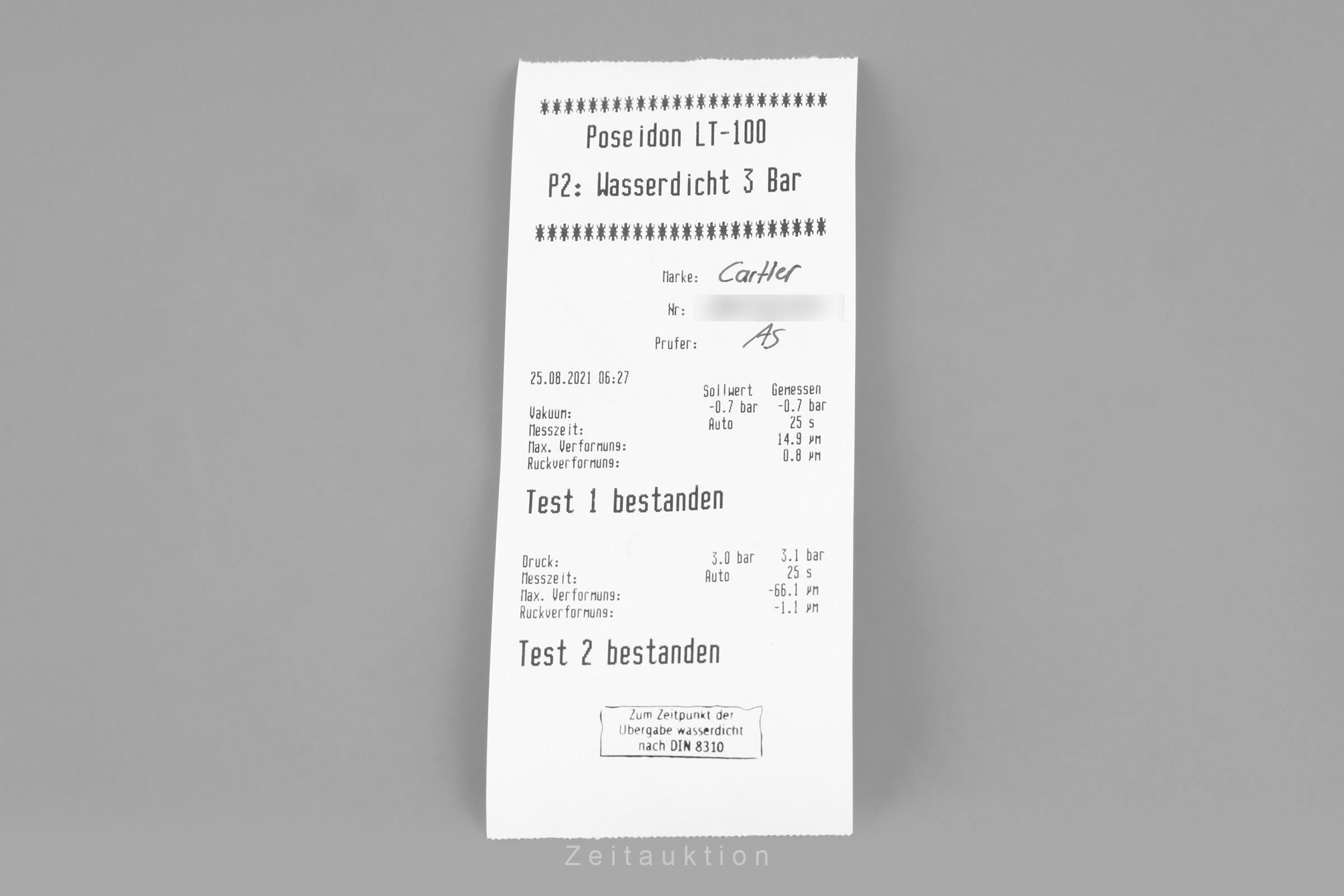 Cartier Tank Américaine oro 18 ct automatismo orologio da uomo 1740  [2107365]