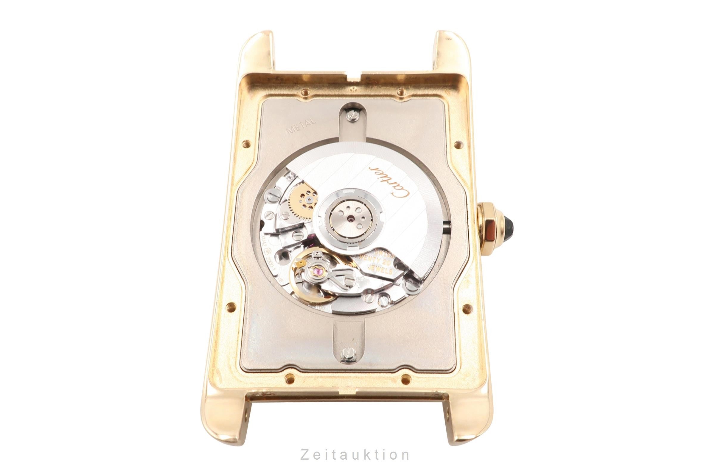 Cartier Tank Américaine oro 18 ct automatismo orologio da uomo 1740  [2107365]