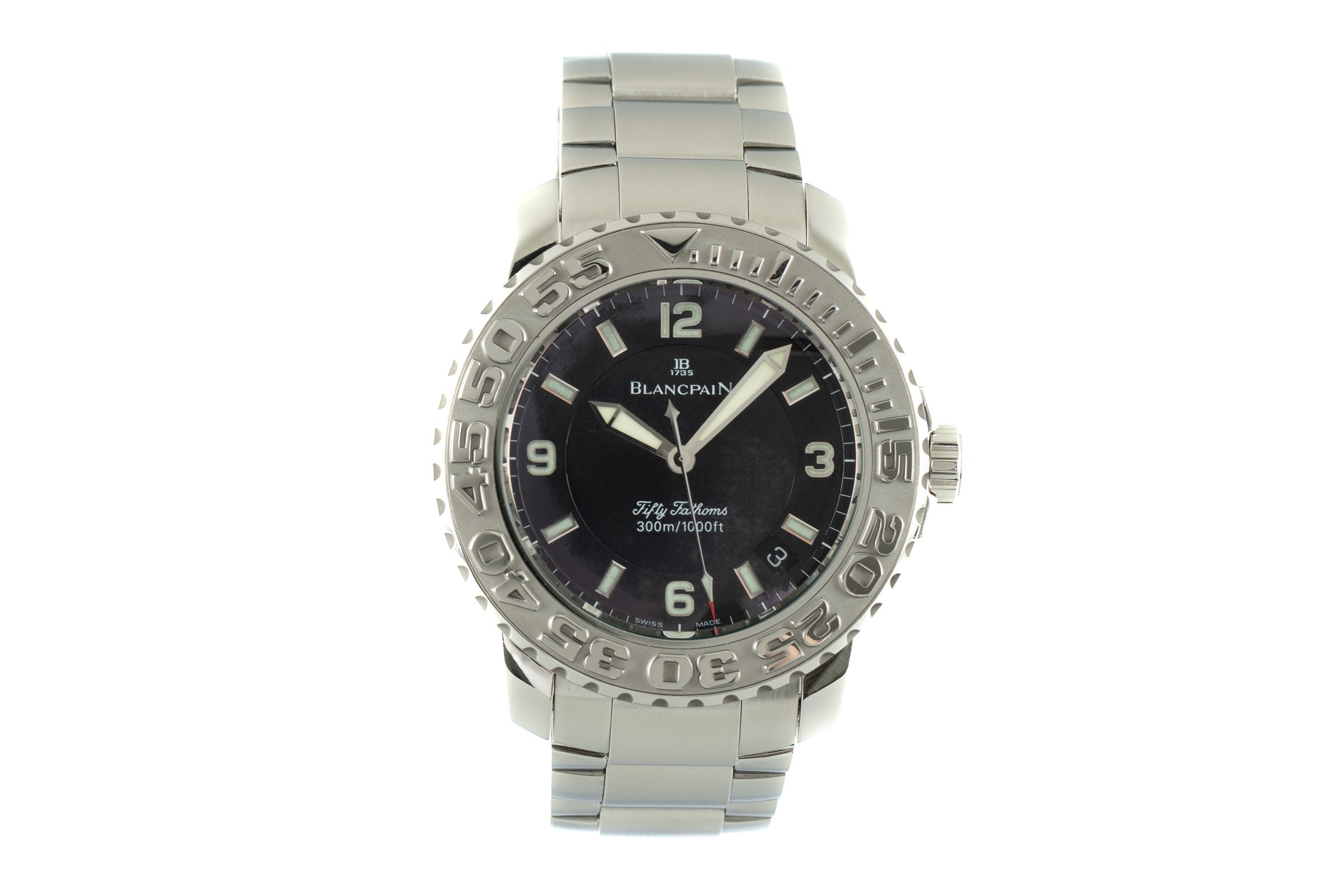 Blancpain Fifty Fathoms steel automatic men's watch 2200-1130-71  [2107366]