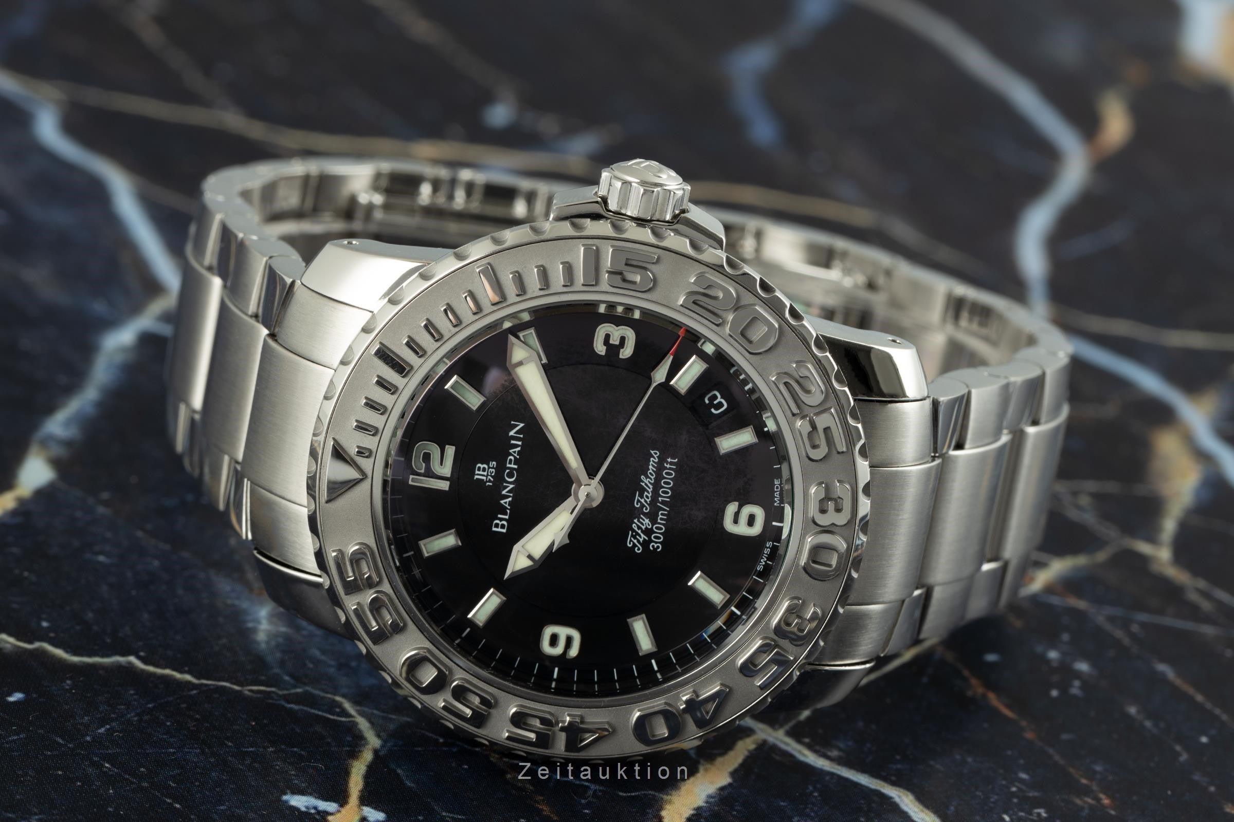 Blancpain Fifty Fathoms steel automatic men's watch 2200-1130-71  [2107366]