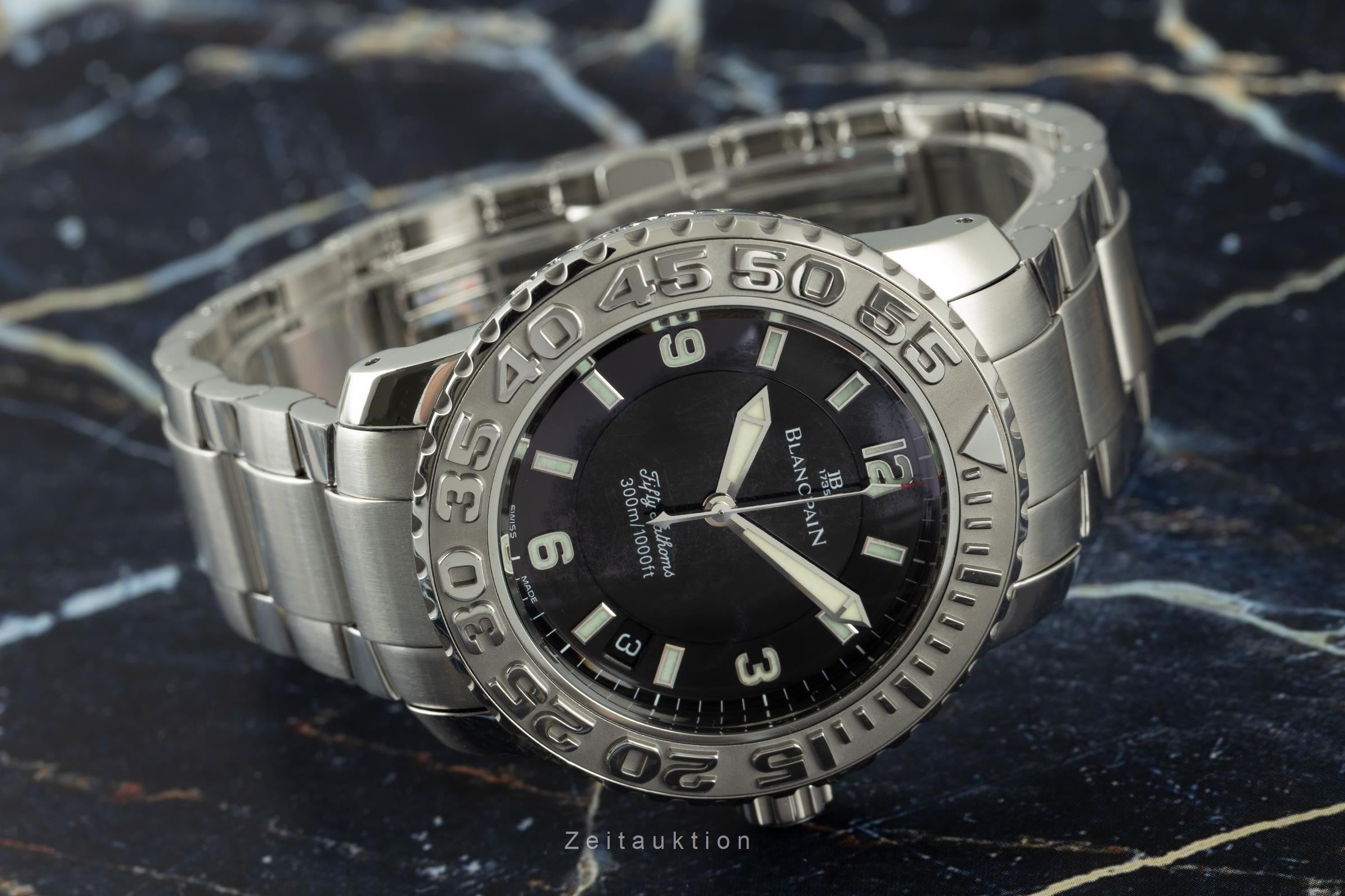 Blancpain Fifty Fathoms steel automatic men's watch 2200-1130-71  [2107366]