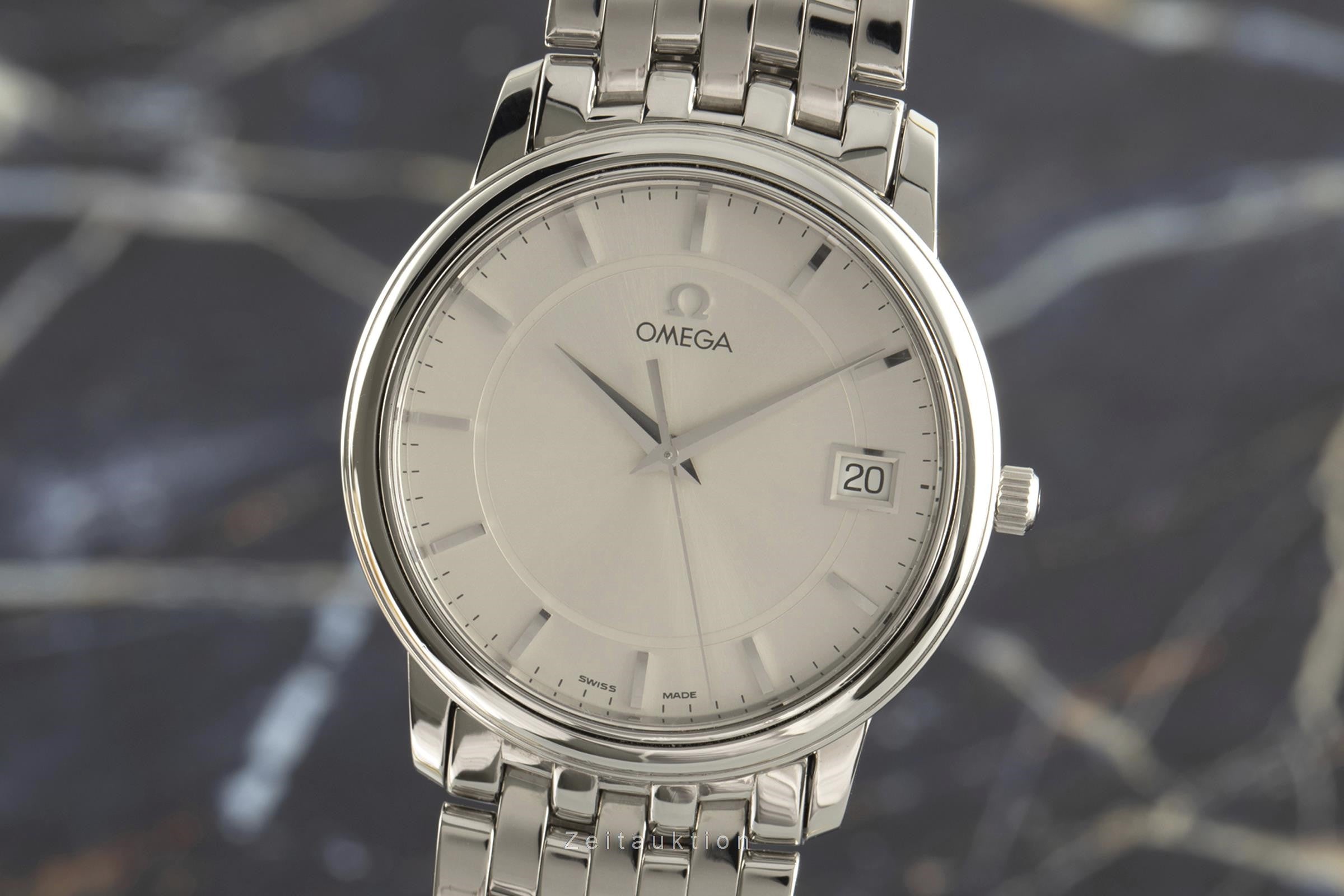 Omega De Ville steel quartz men's watch 196.1050, 4510.31.00  [2107442]