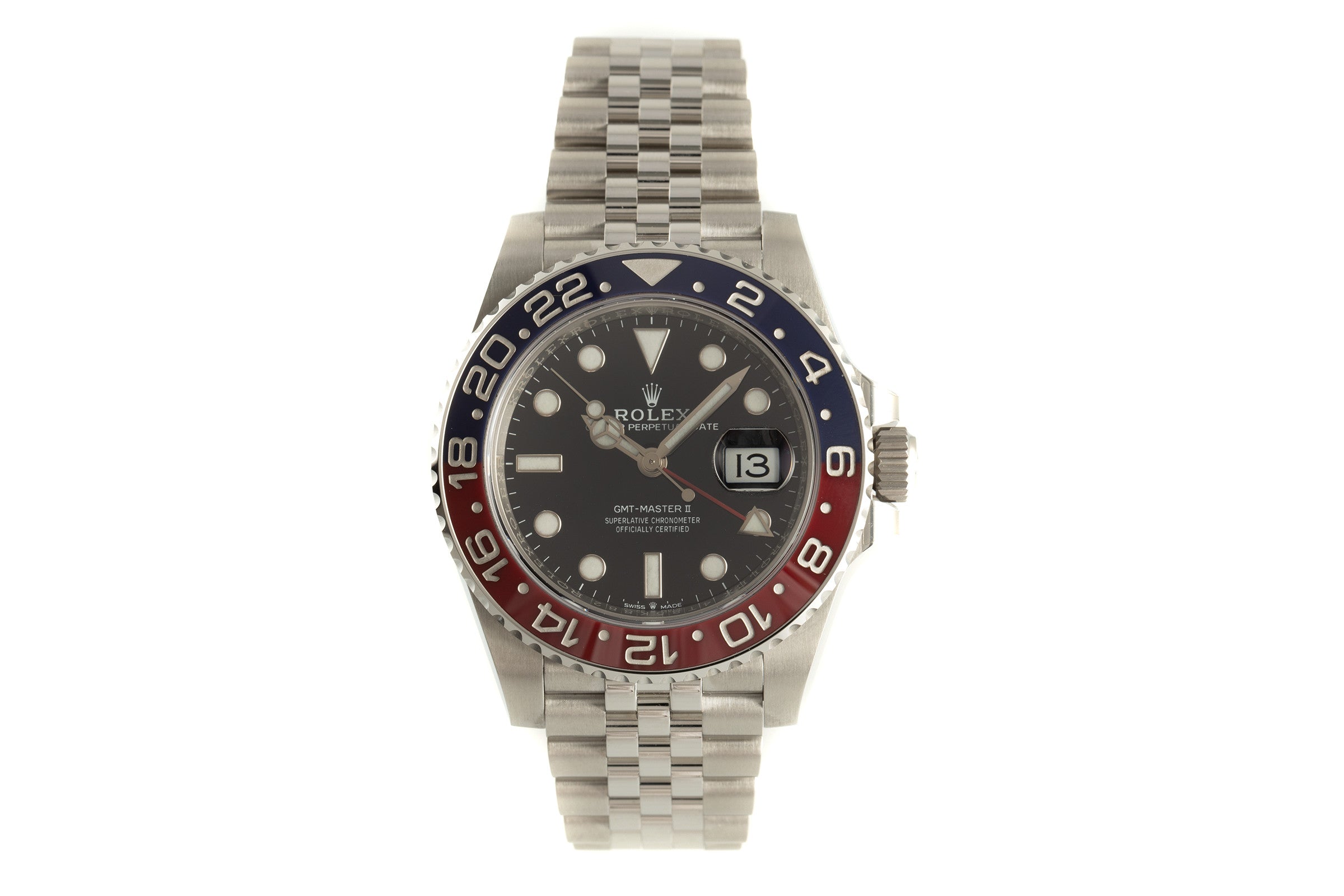 Rolex GMT-Master II "Pepsi" Automatik Oyster Perpetual Ref. 126710BLRO B&P [2107447]