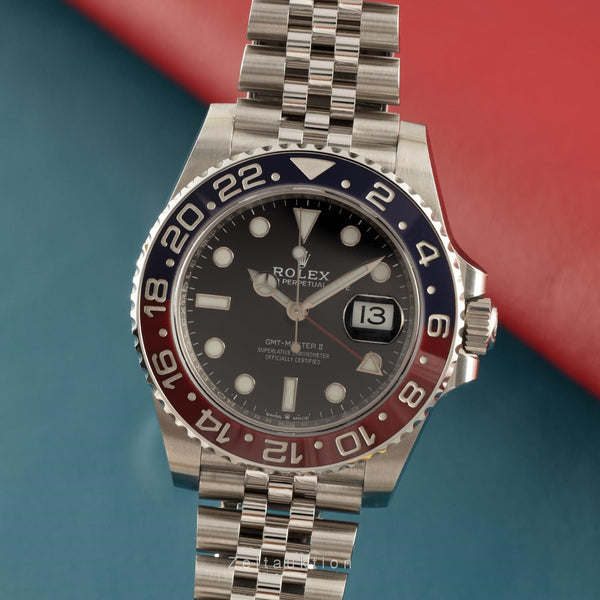 Rolex GMT-Master II "Pepsi" Automatik Oyster Perpetual Ref. 126710BLRO B&P [2107447]